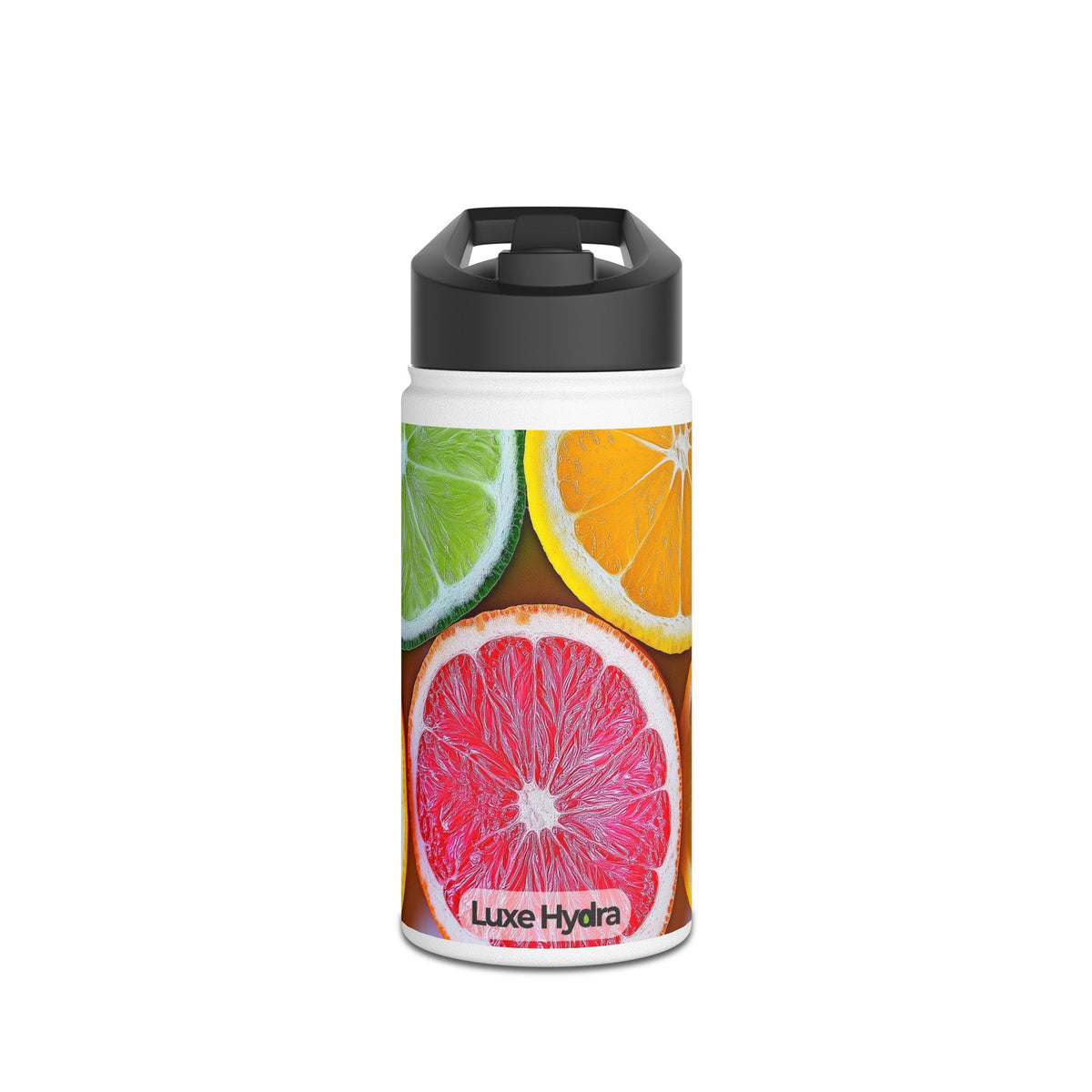 Vibrant Citrus Stainless Steel Water Bottle