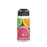 Vibrant Citrus Stainless Steel Water Bottle