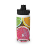 Citrus-themed Stainless Steel Water Bottle