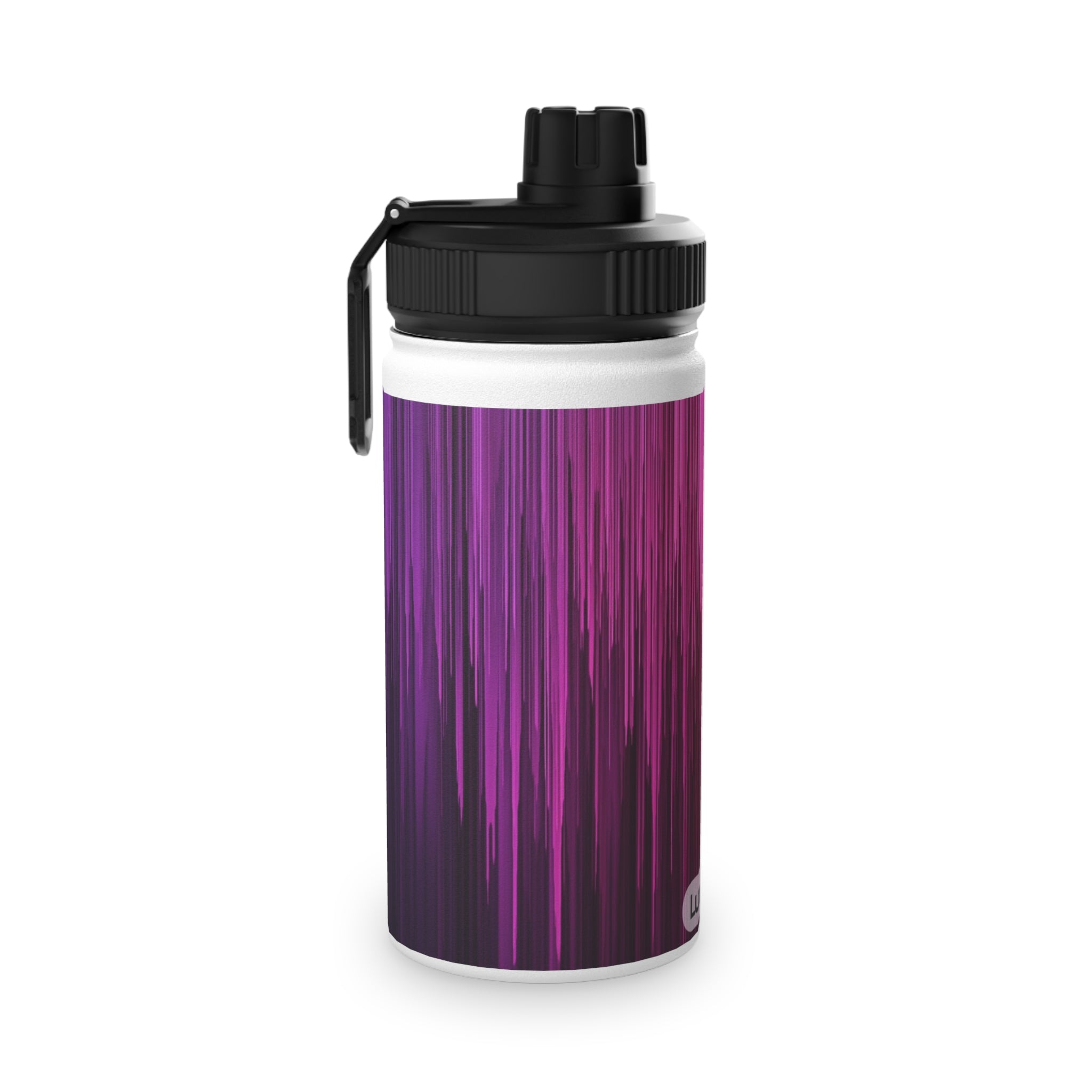 Sporty Stainless Steel Water Bottle with Striking Gradient Design