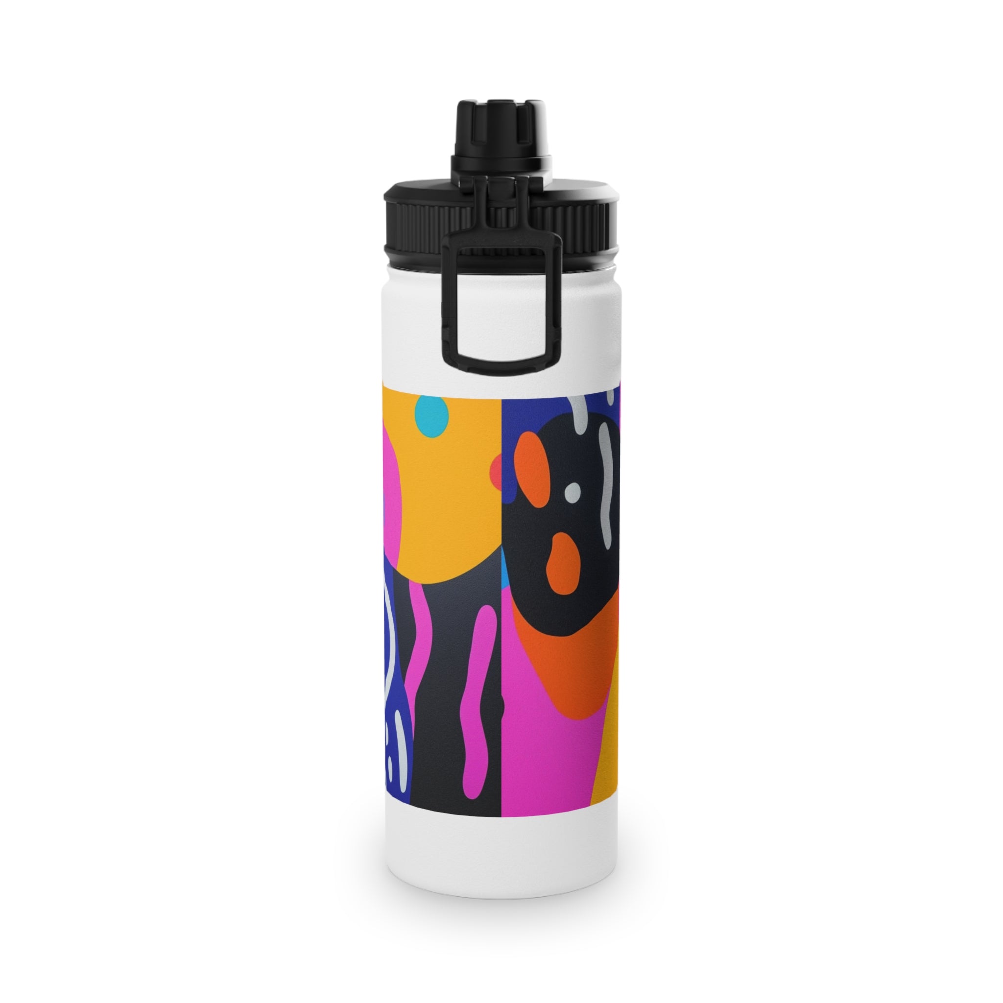 Colorful Stainless Steel Water Bottle with Sports Lid