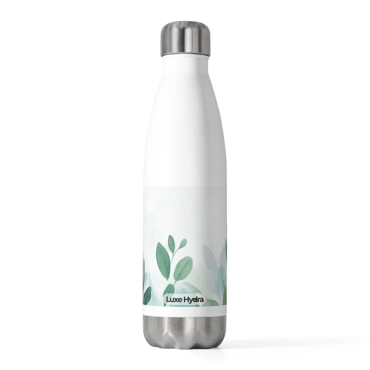 Eco-Friendly 20oz Insulated Bottle with Botanical Design