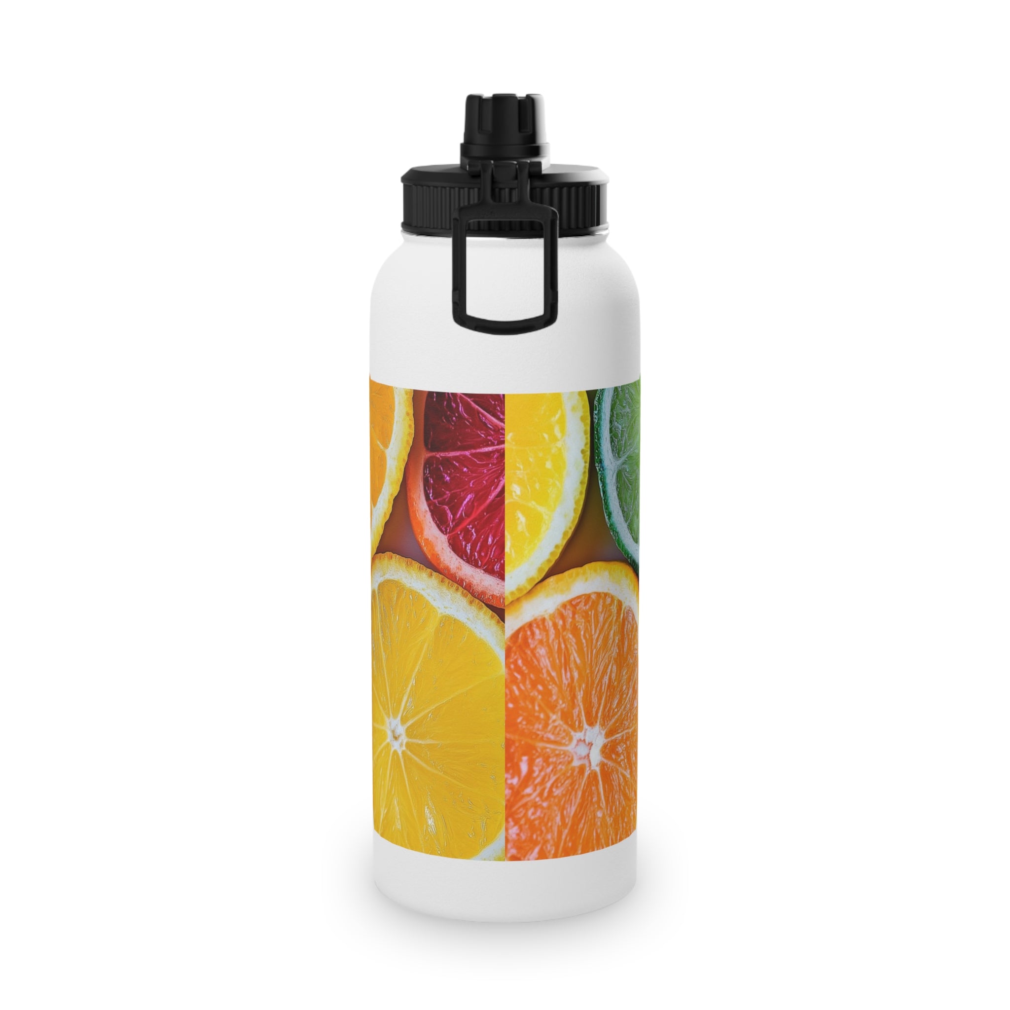 Citrus-themed Stainless Steel Water Bottle