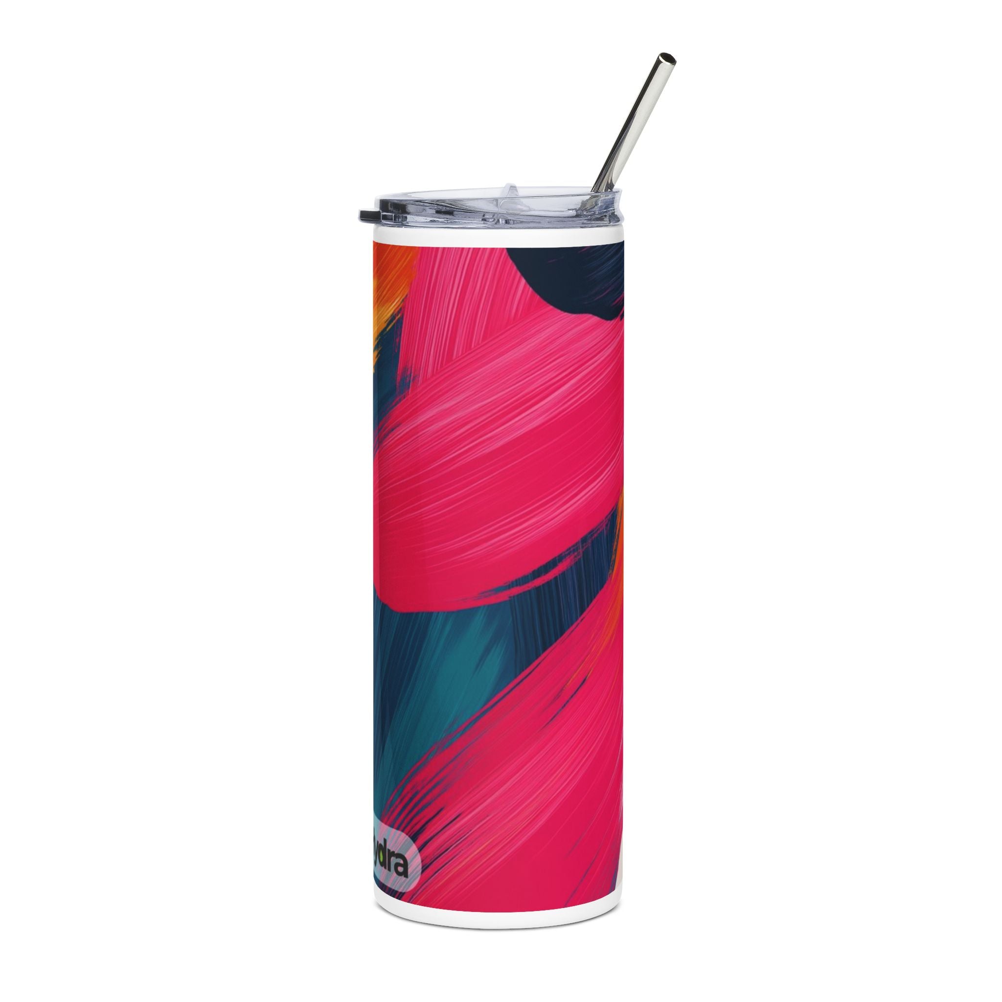 Colorful Floral Stainless Steel Tumbler