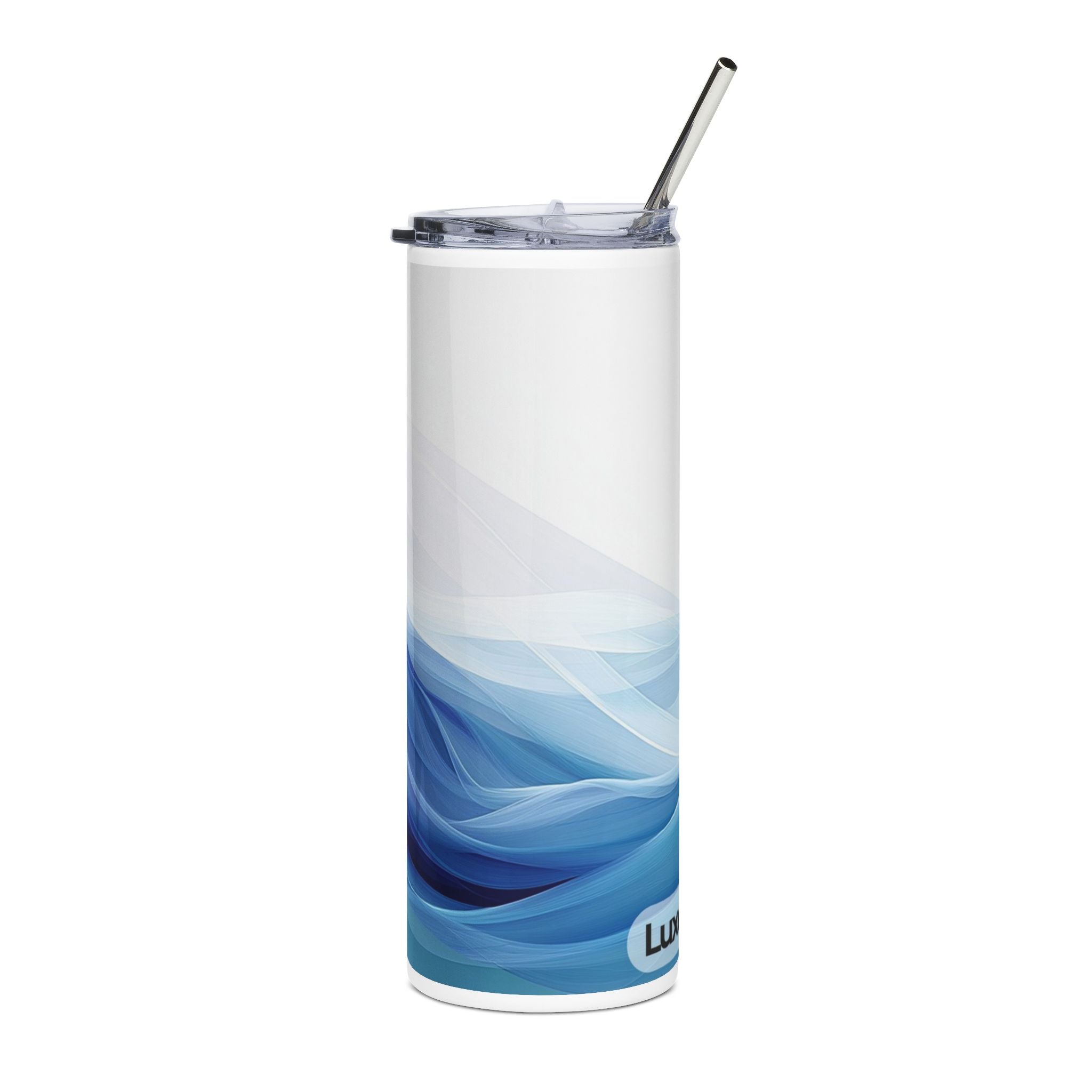 Custom Wave Design Stainless Steel Tumbler