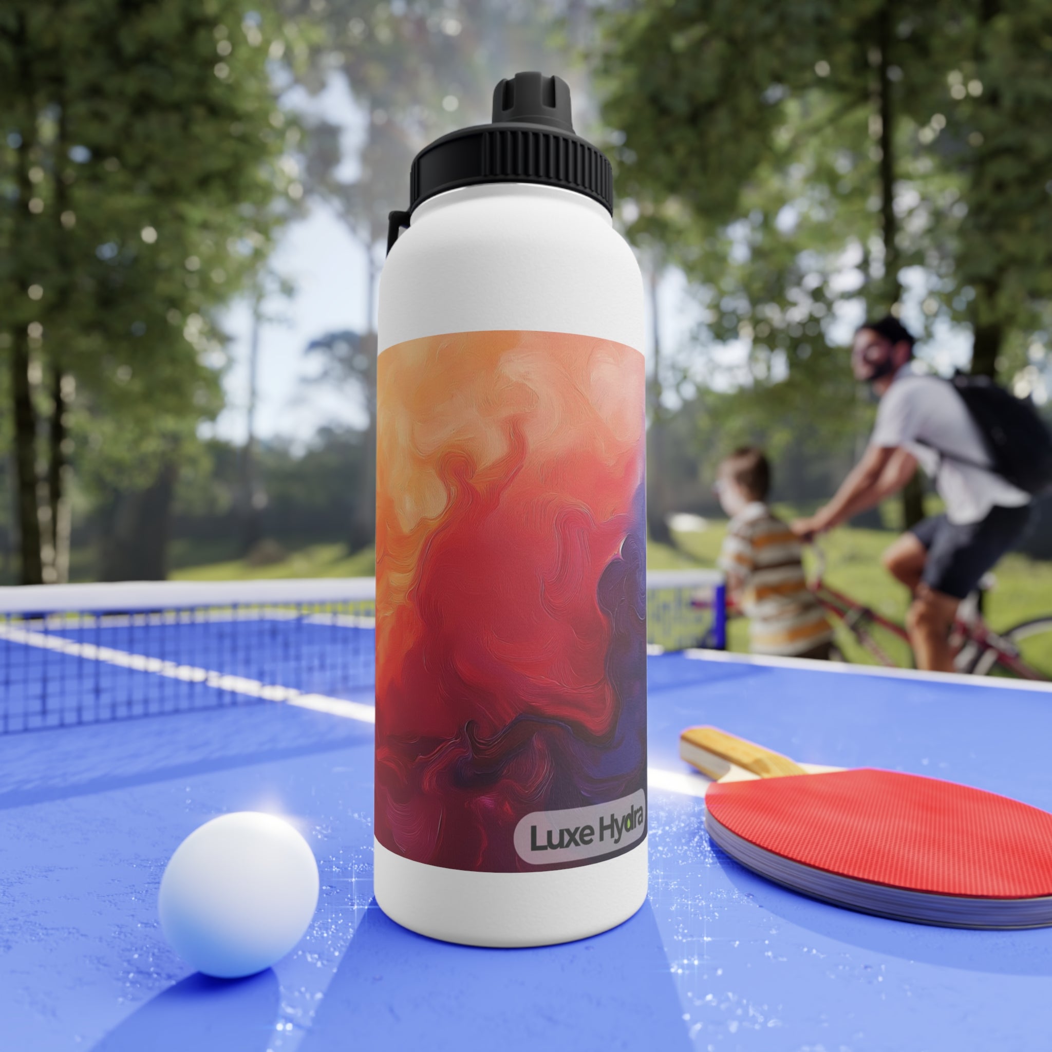 Vibrant Stainless Steel Sports Water Bottle