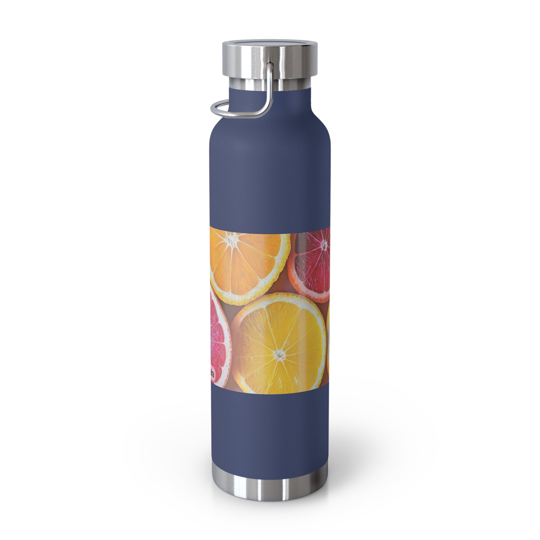 Citrus Print Insulated Water Bottle