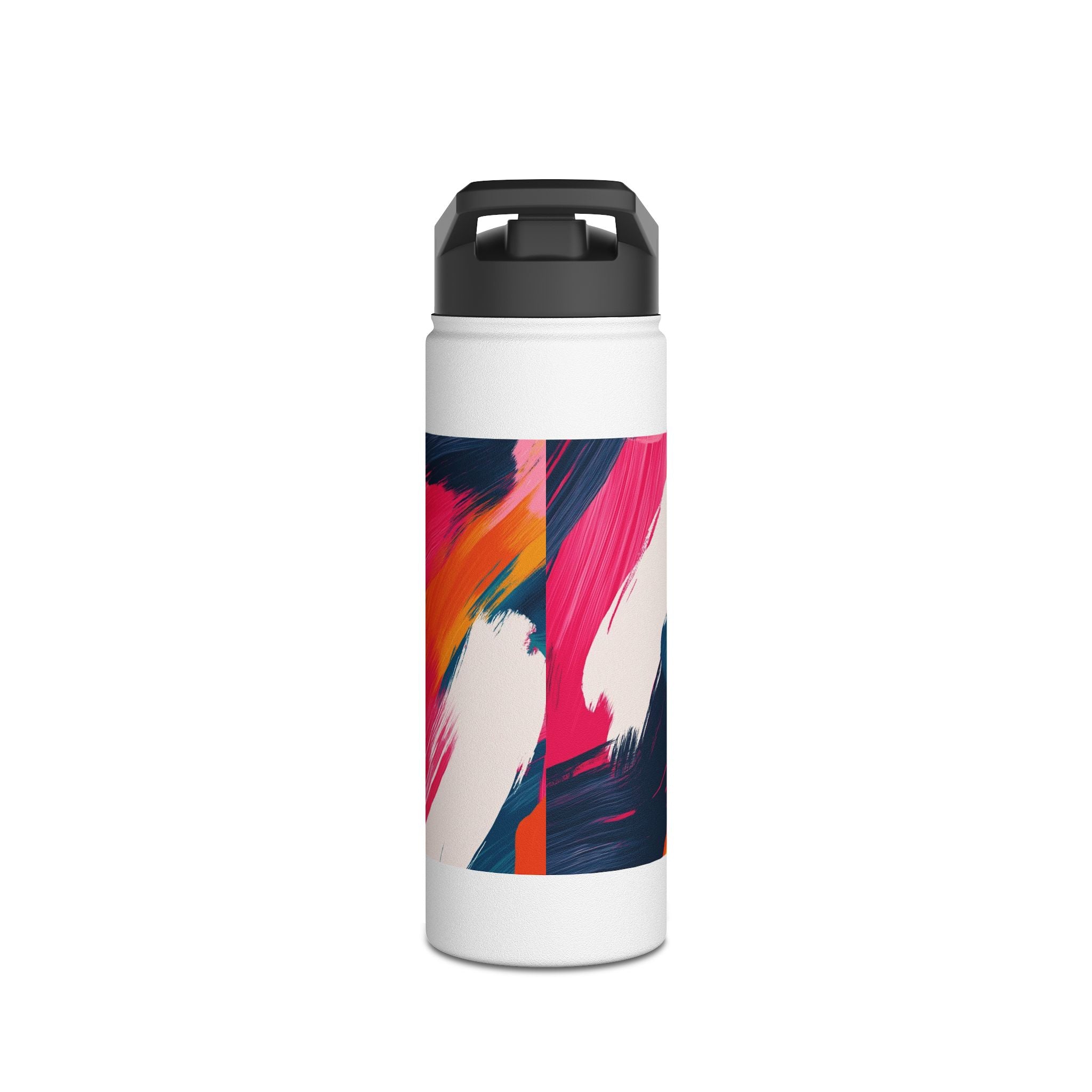 Vibrant Abstract Stainless Steel Water Bottle