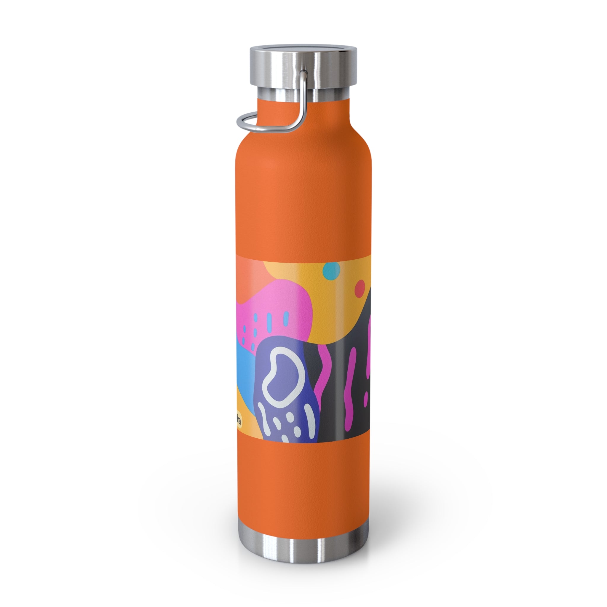 Colorful 22oz Copper Insulated Water Bottle