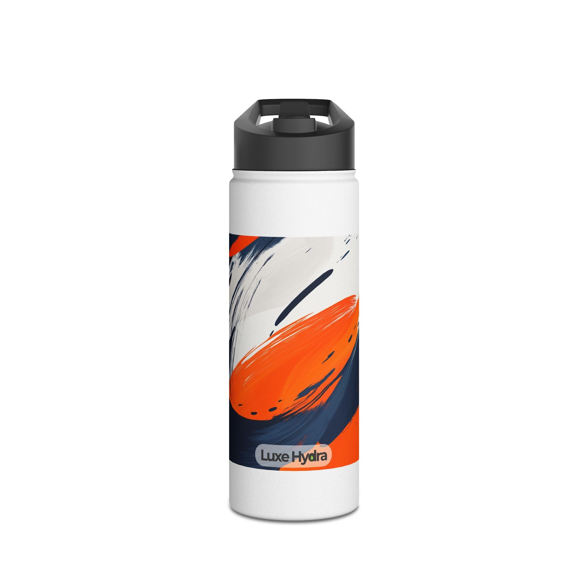 Abstract Modern Stainless Steel Water Bottle