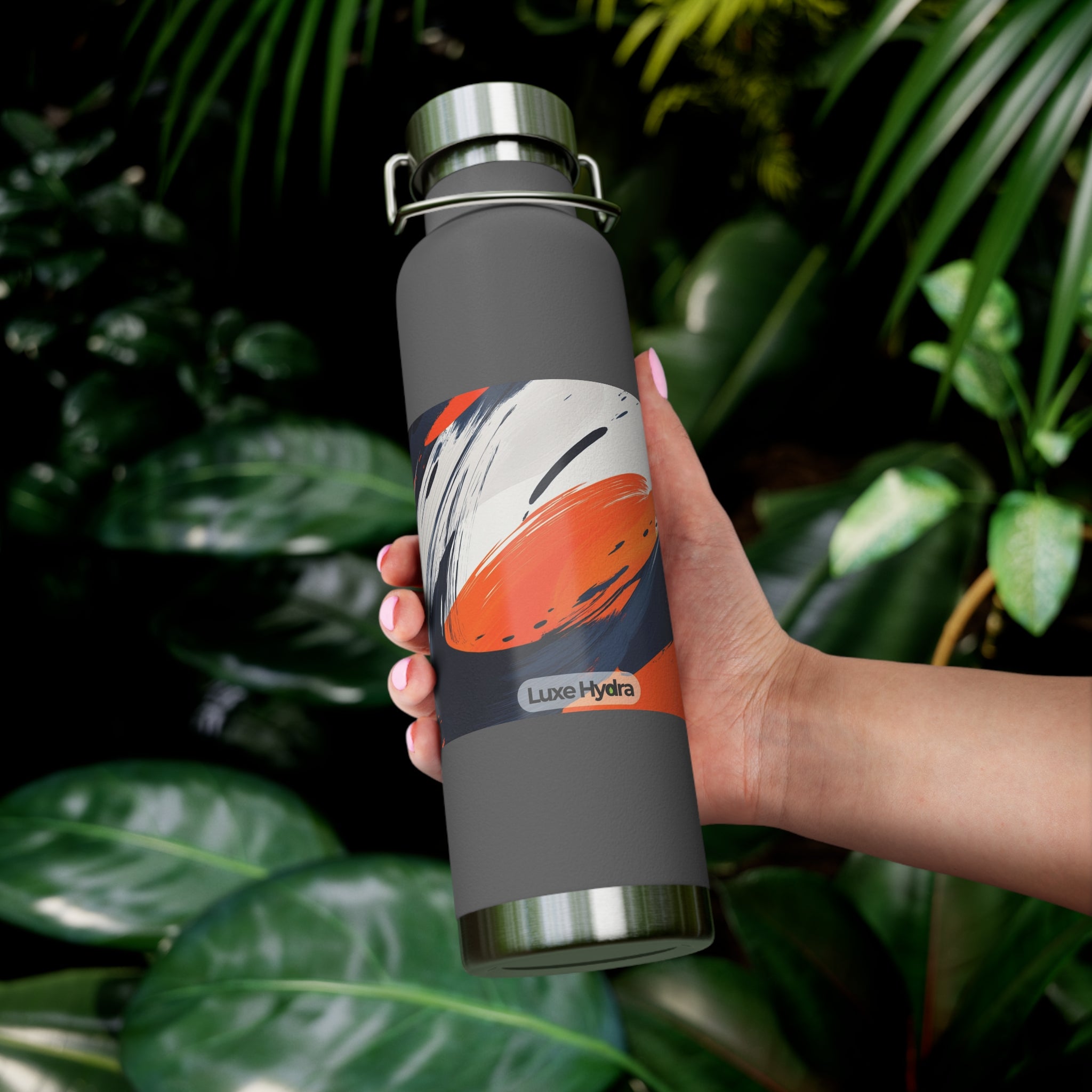 Stylish 22oz Copper Vacuum Insulated Water Bottle