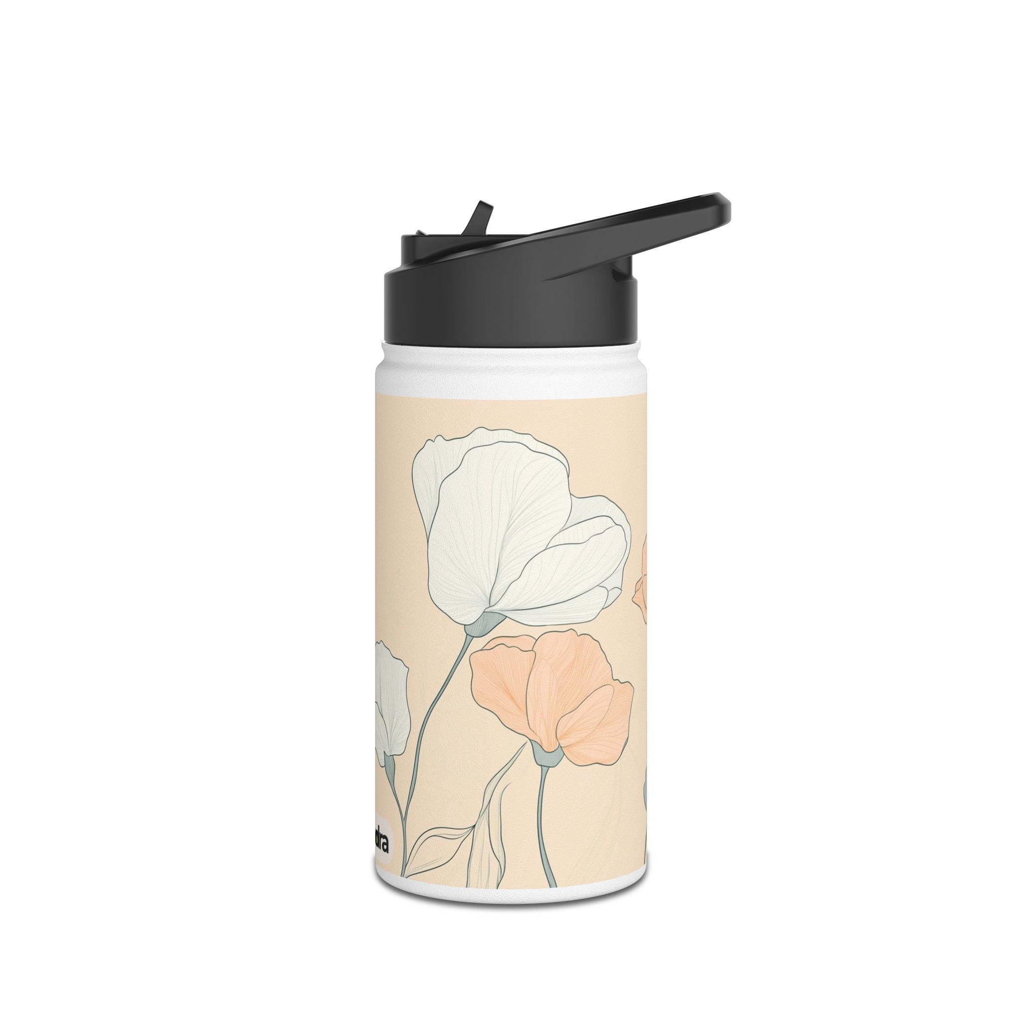 Floral Stainless Steel Water Bottle