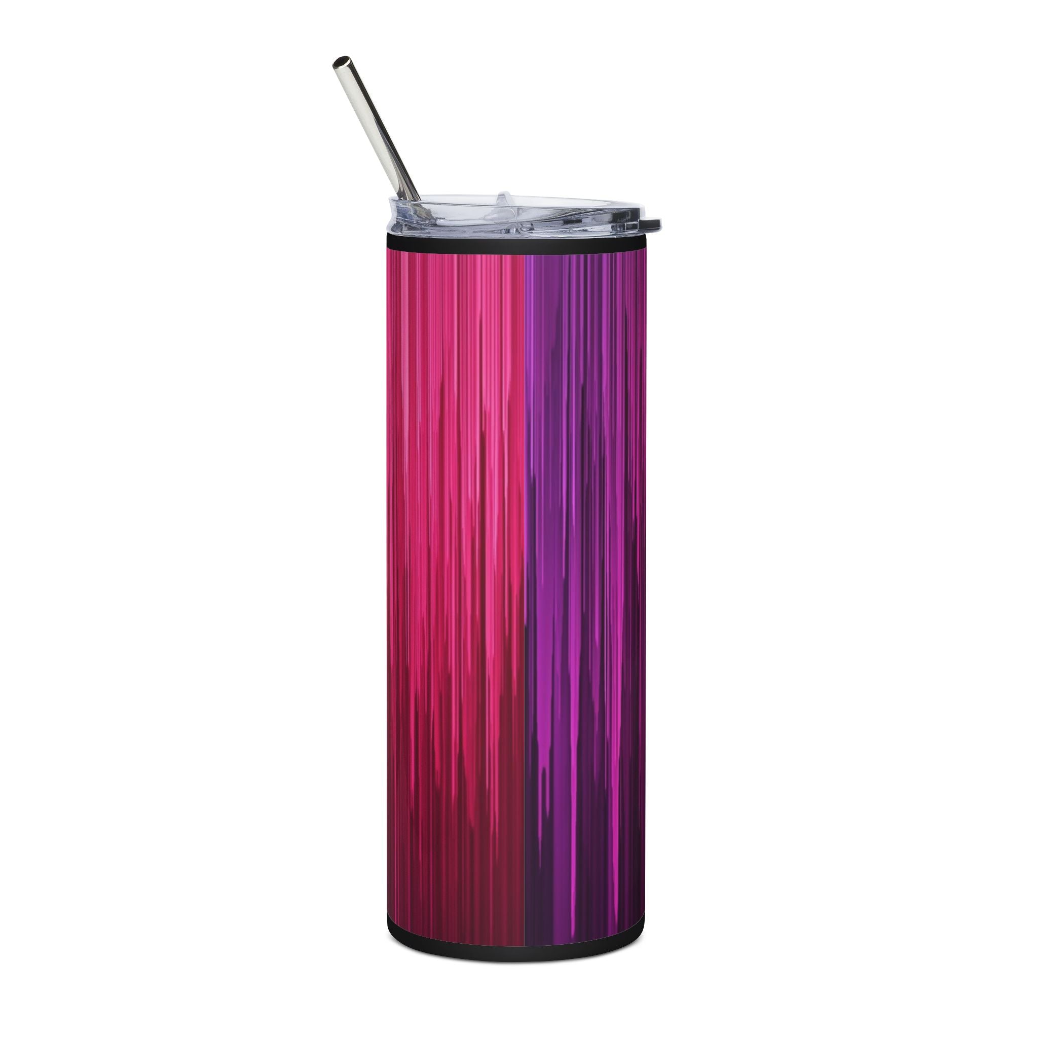 Stylish Pink Stainless Steel Tumbler