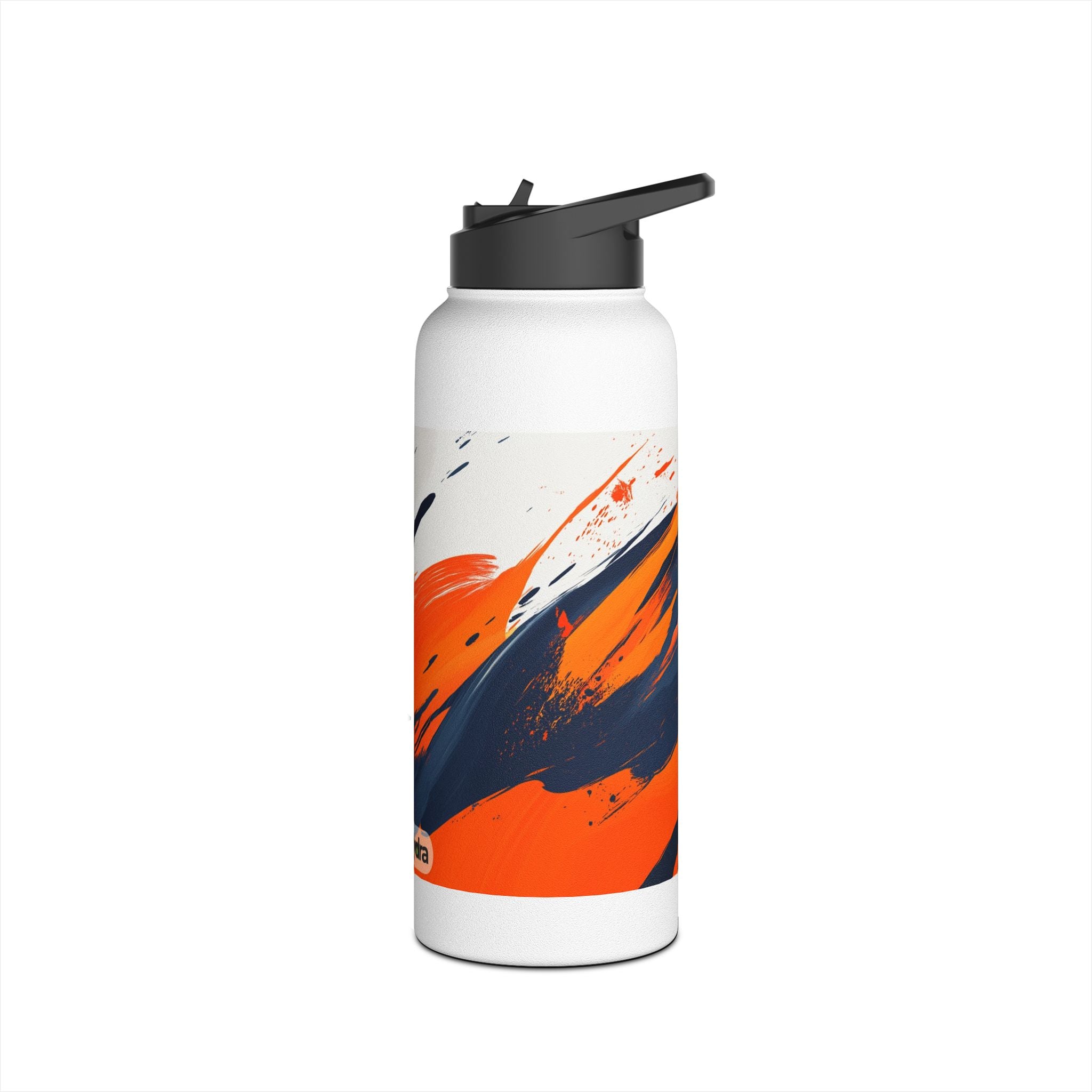 Abstract Modern Stainless Steel Water Bottle