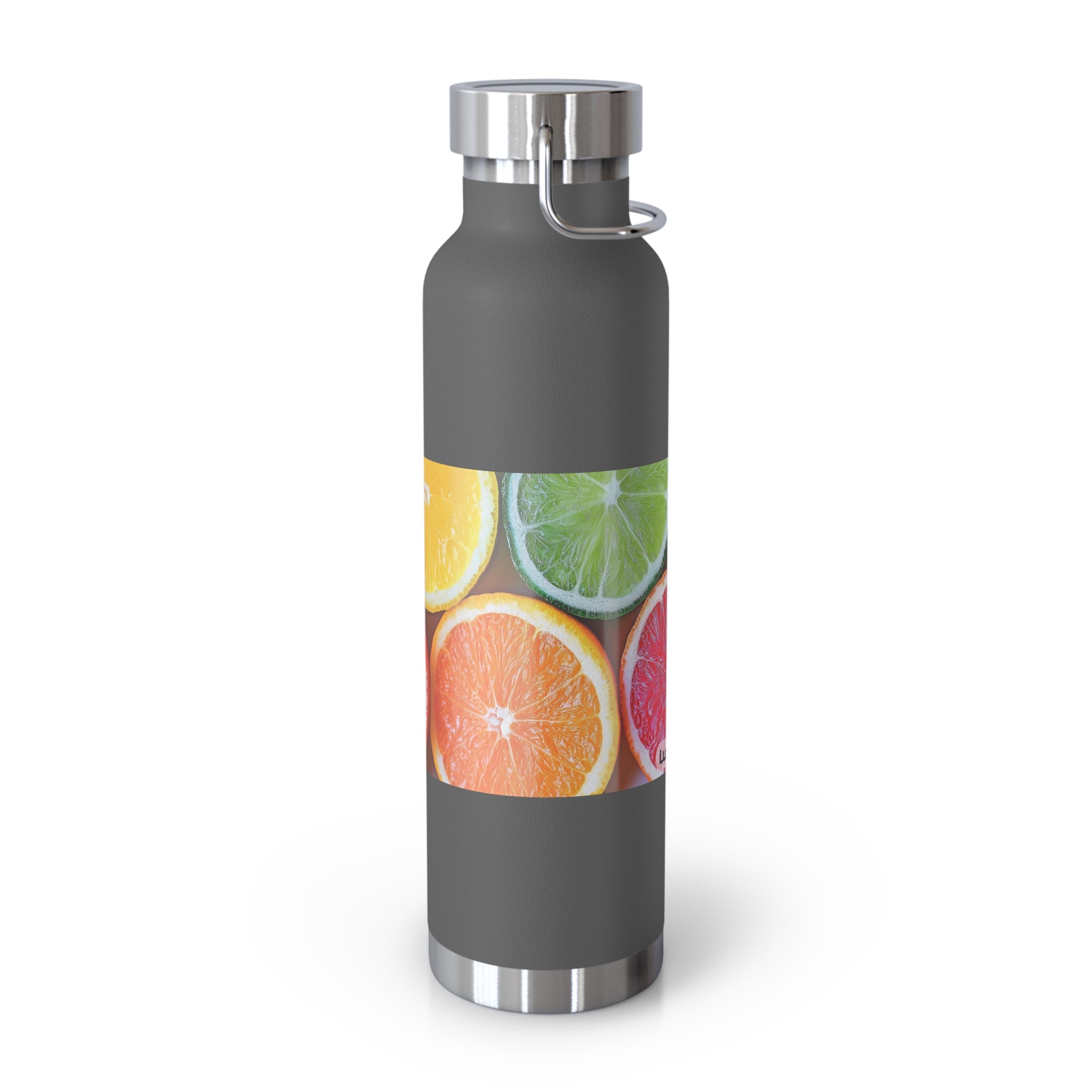 Citrus Print Insulated Water Bottle