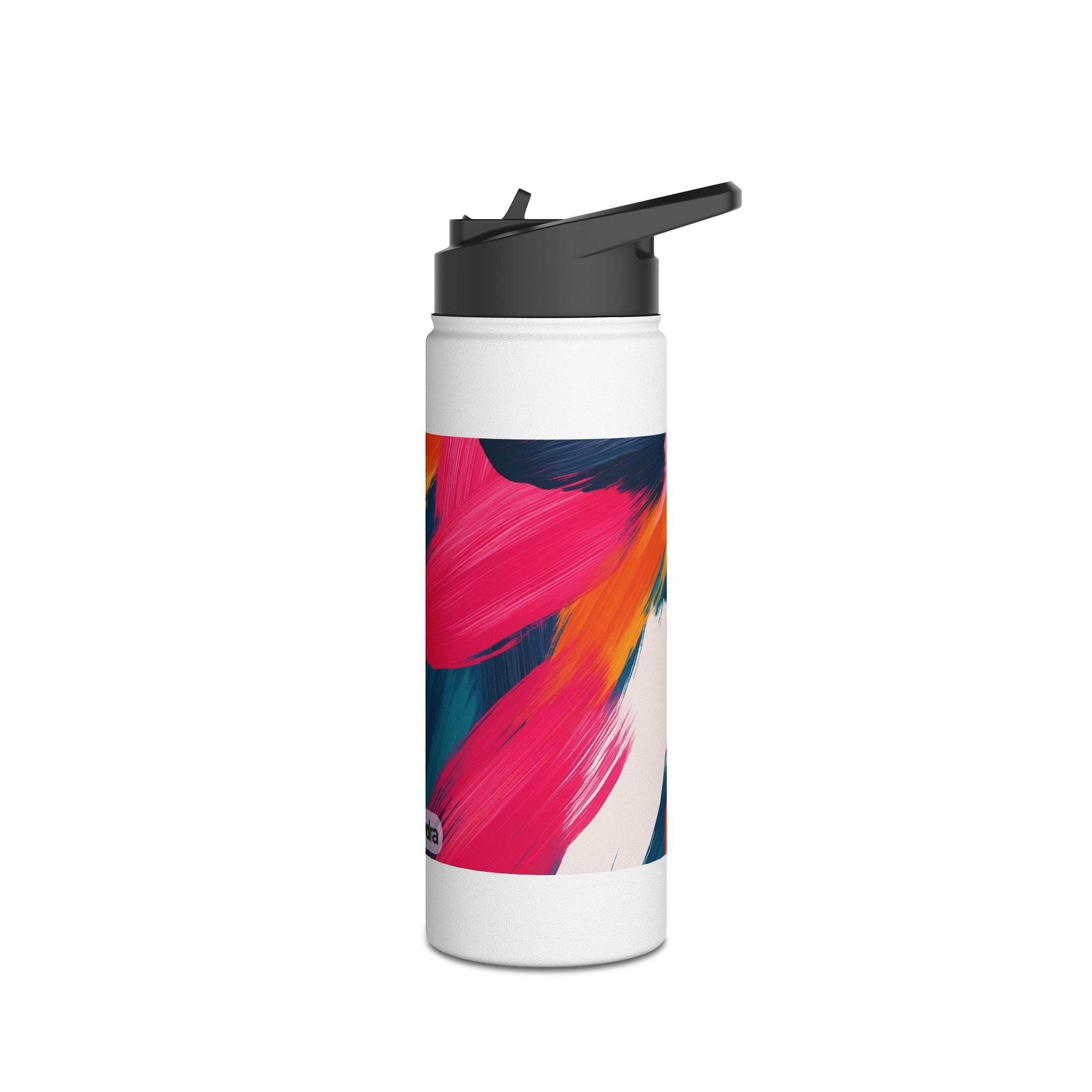 Vibrant Abstract Stainless Steel Water Bottle