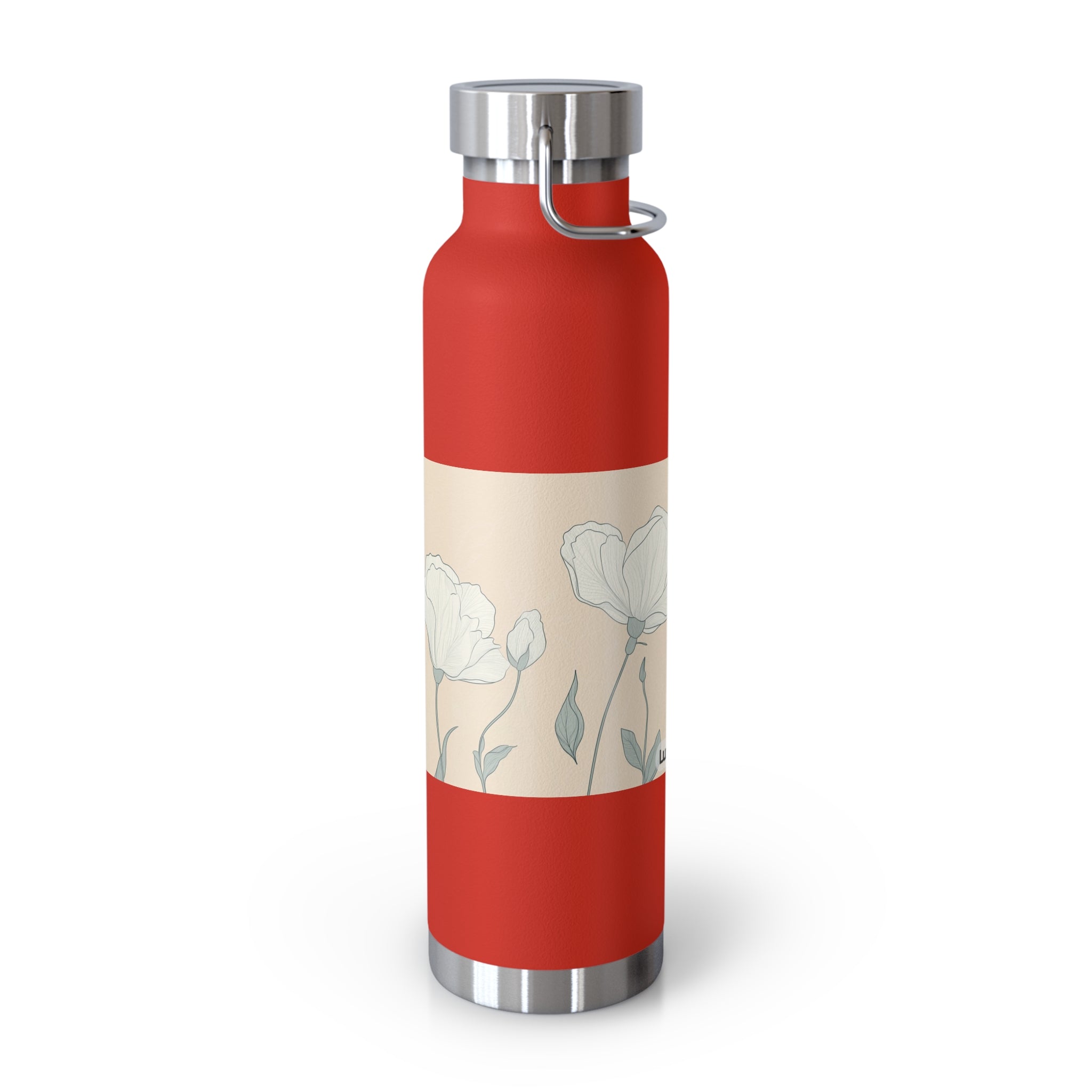 Floral Design Insulated Water Bottle