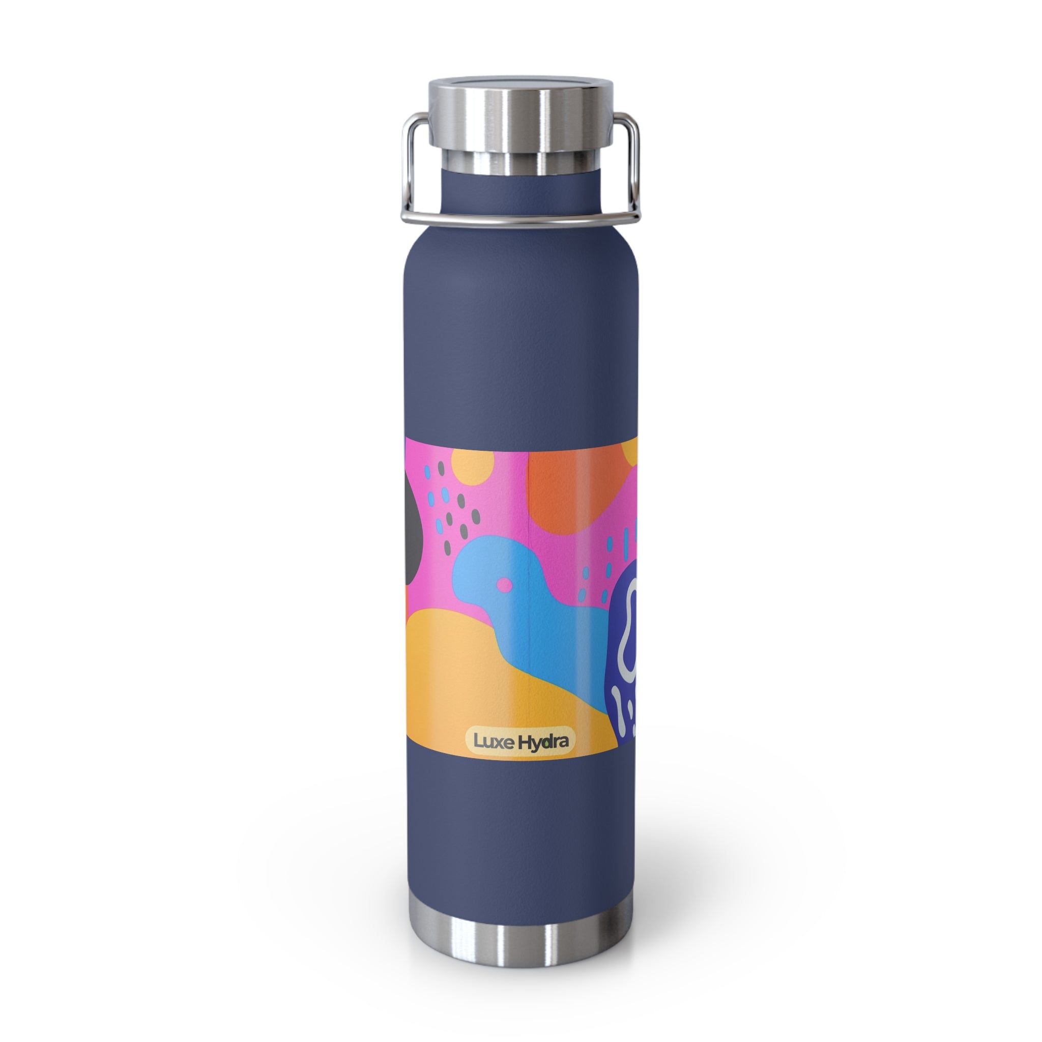 Colorful 22oz Copper Insulated Water Bottle