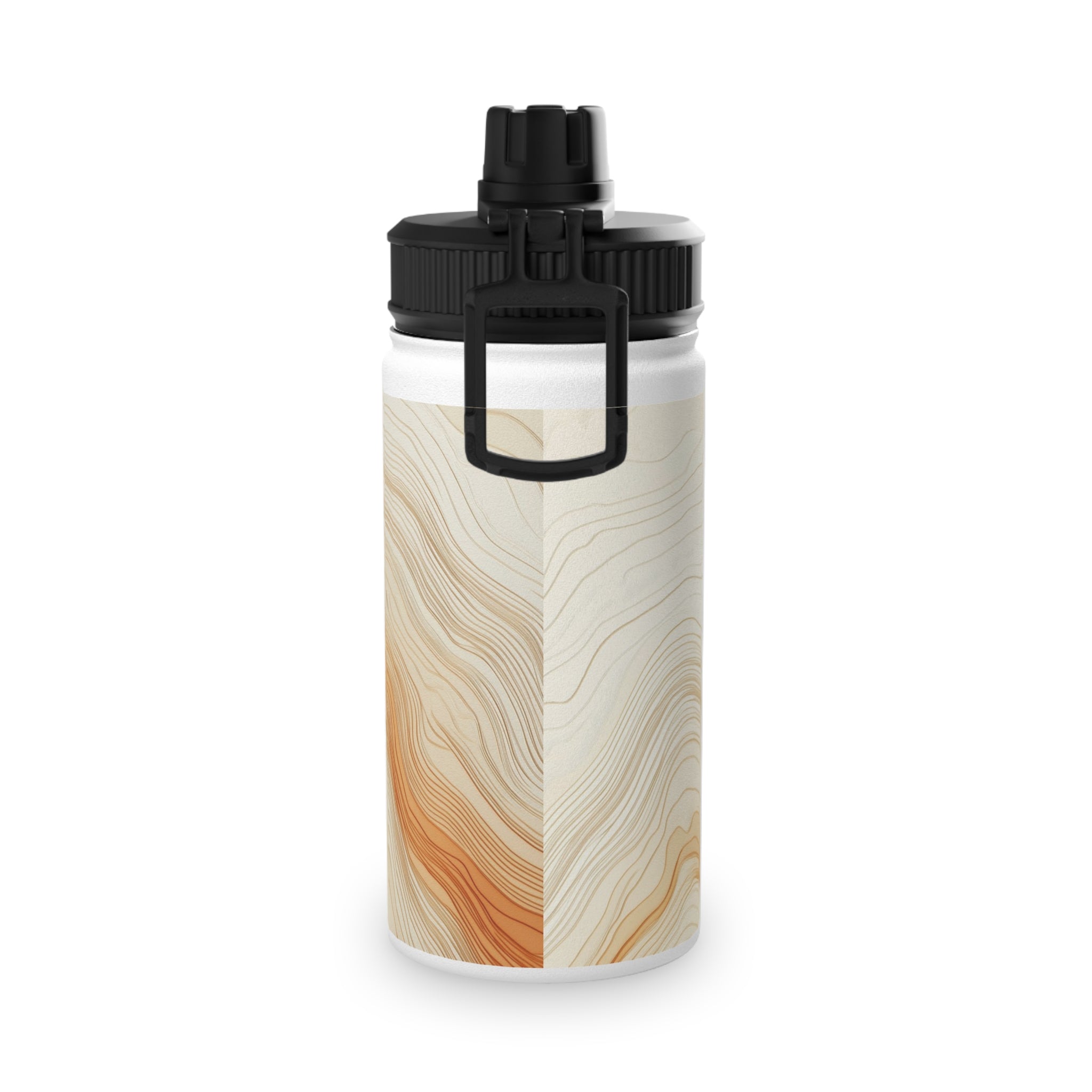 Elegant Marble Pattern Stainless Steel Water Bottle