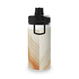 Elegant Marble Pattern Stainless Steel Water Bottle