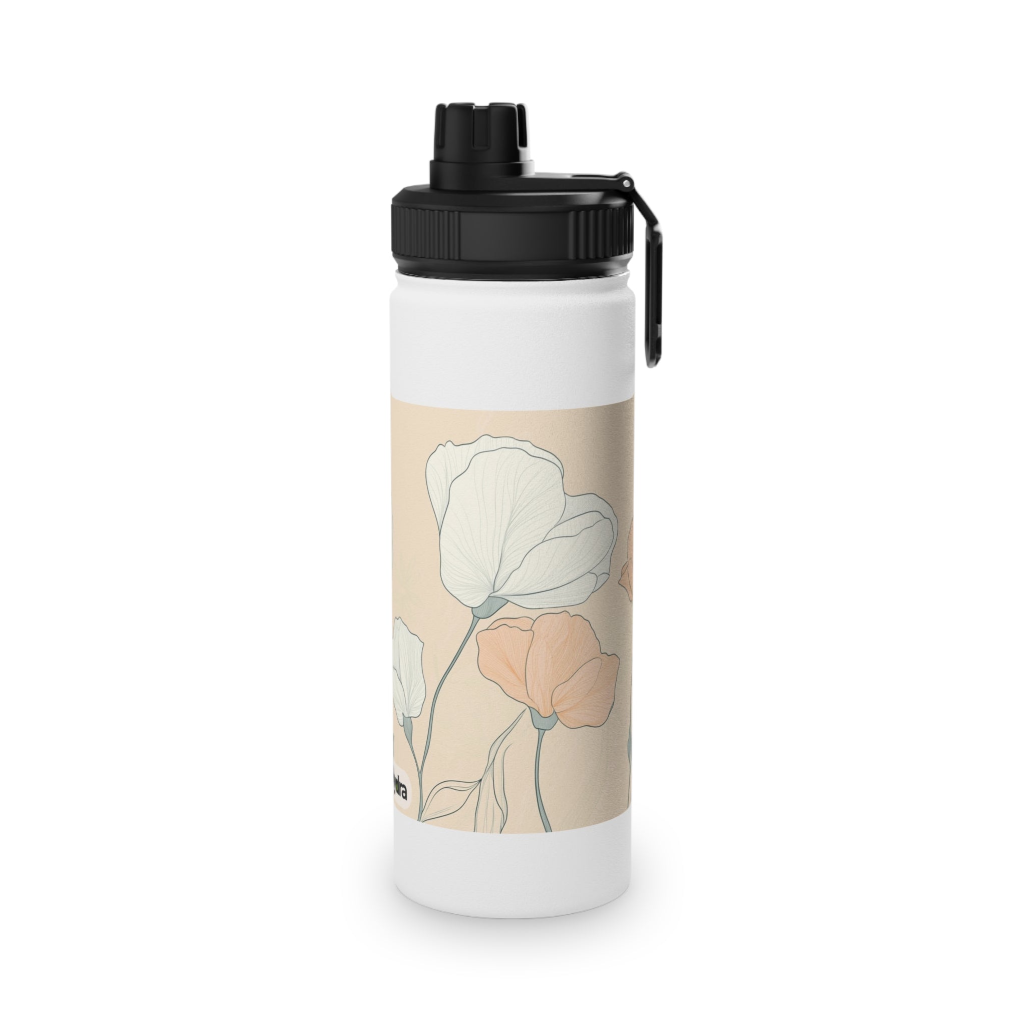Floral Stainless Steel Water Bottle