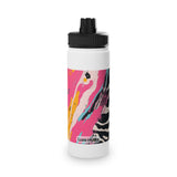 Vibrant Stainless Steel Water Bottle with Sports Lid