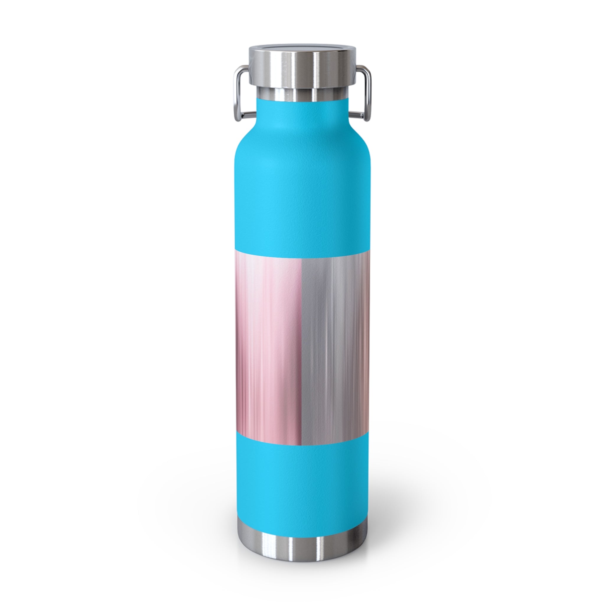 Stylish Copper Vacuum Insulated Water Bottle - 22oz