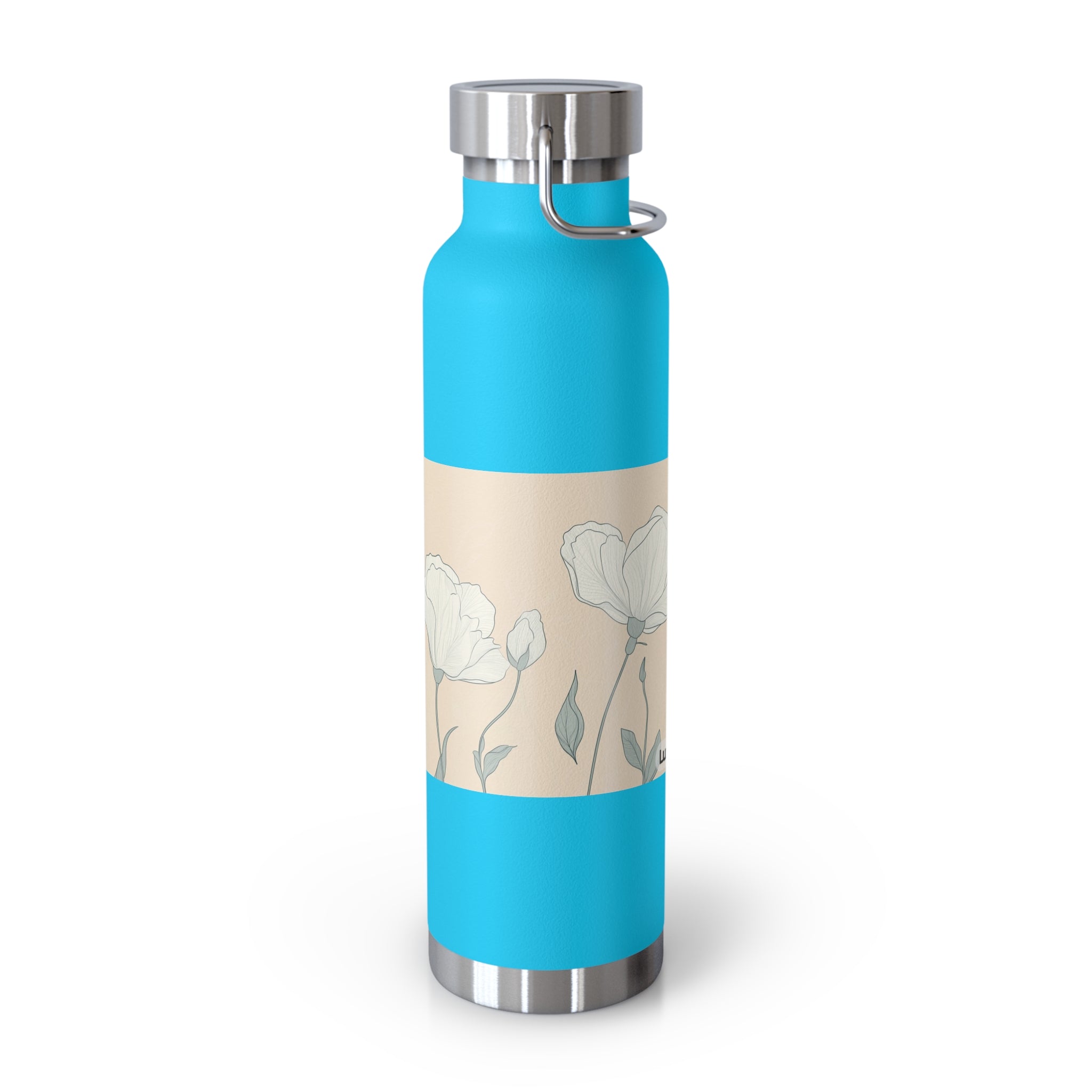 Floral Design Insulated Water Bottle