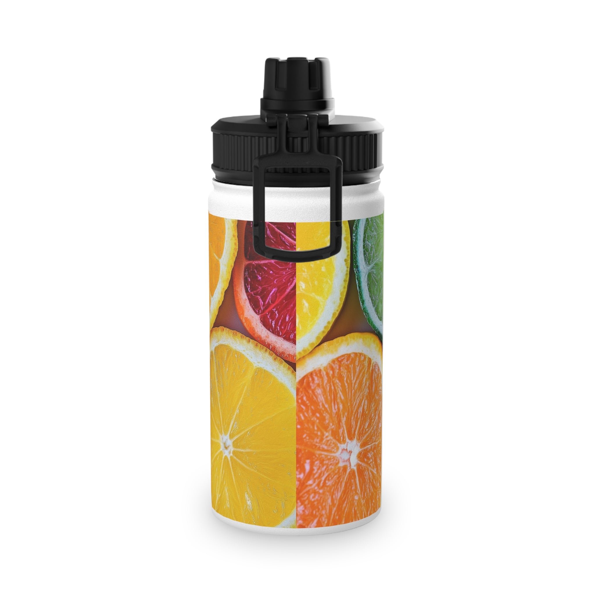 Citrus-themed Stainless Steel Water Bottle