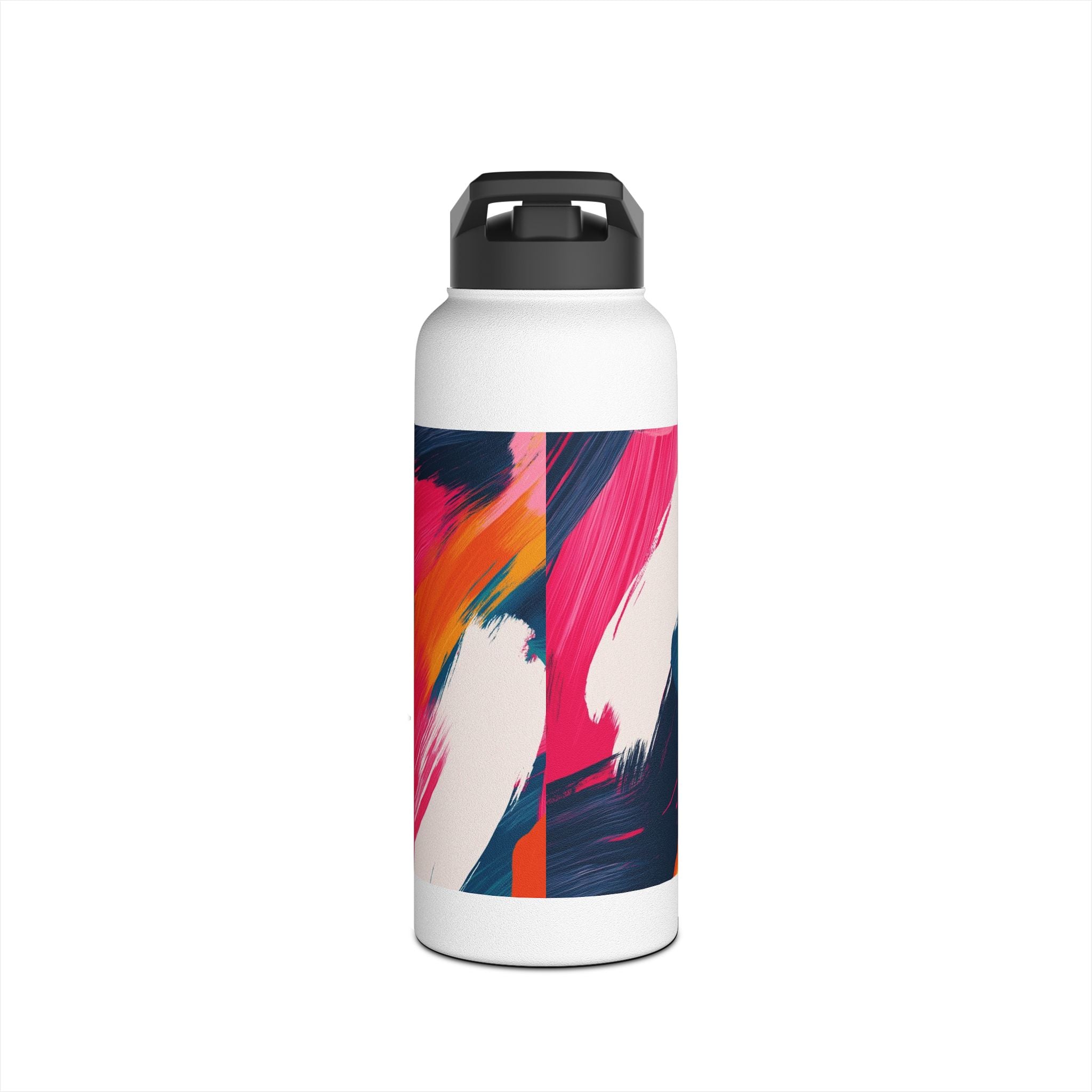 Vibrant Abstract Stainless Steel Water Bottle
