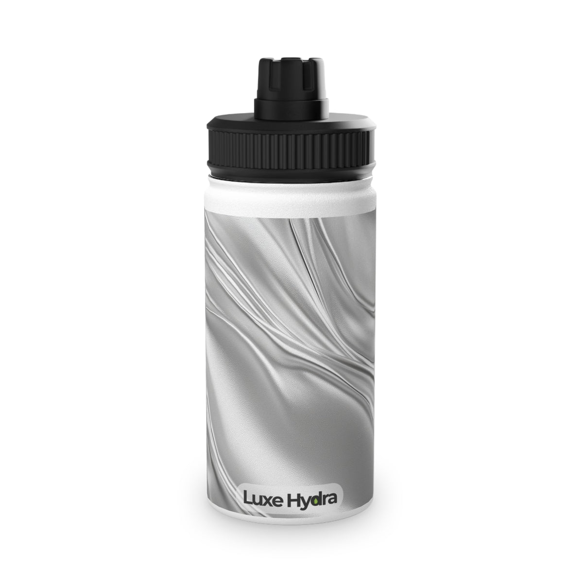 Sleek Stainless Steel Water Bottle with Sports Lid