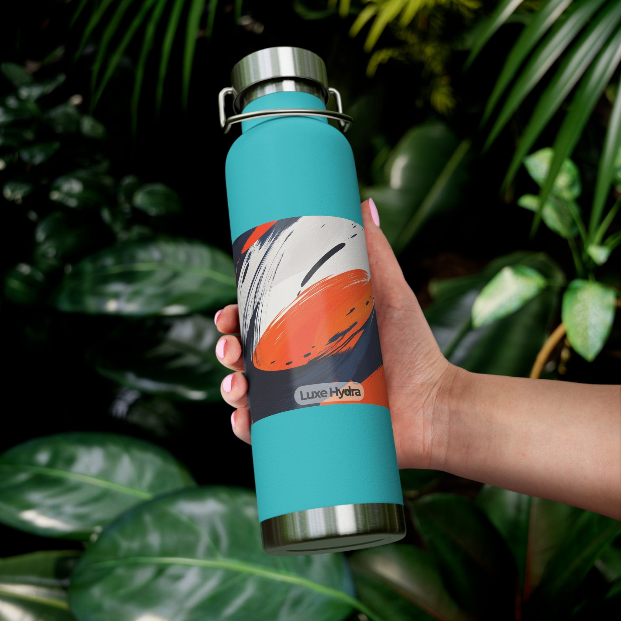 Stylish 22oz Copper Vacuum Insulated Water Bottle