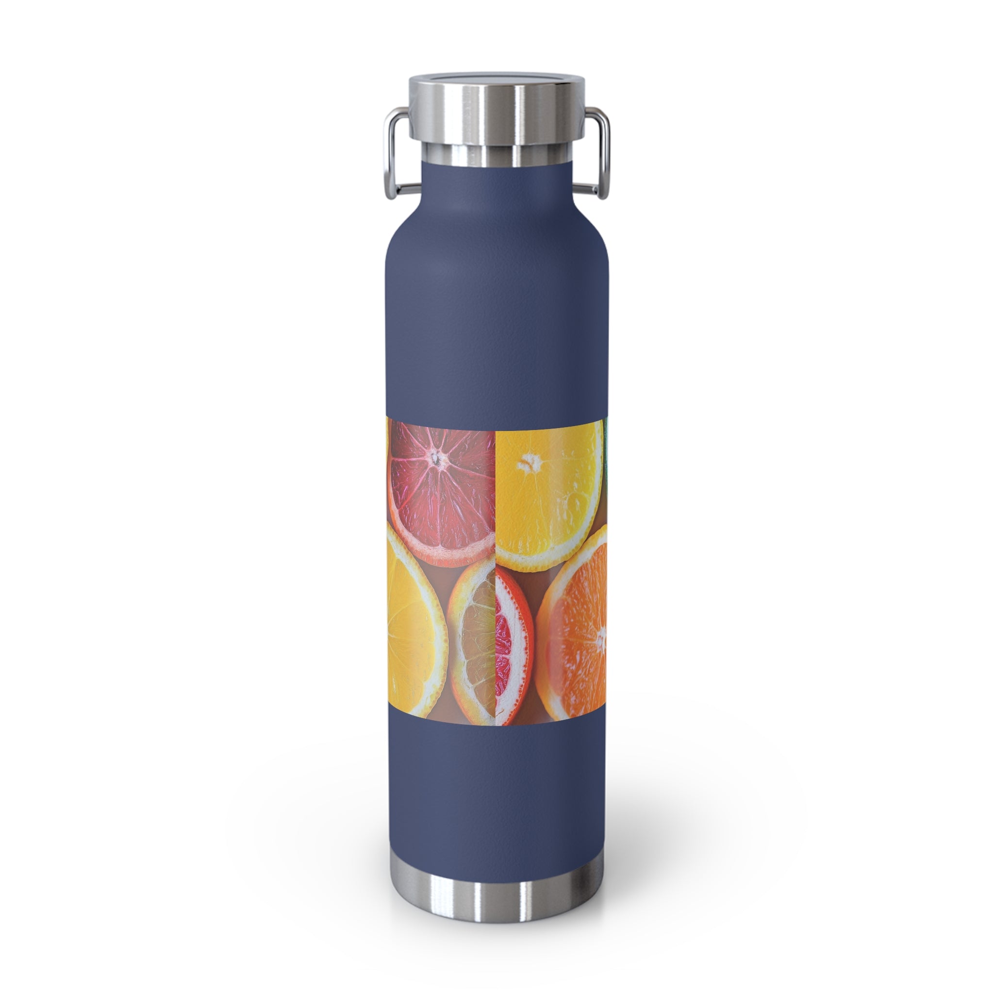 Citrus Print Insulated Water Bottle
