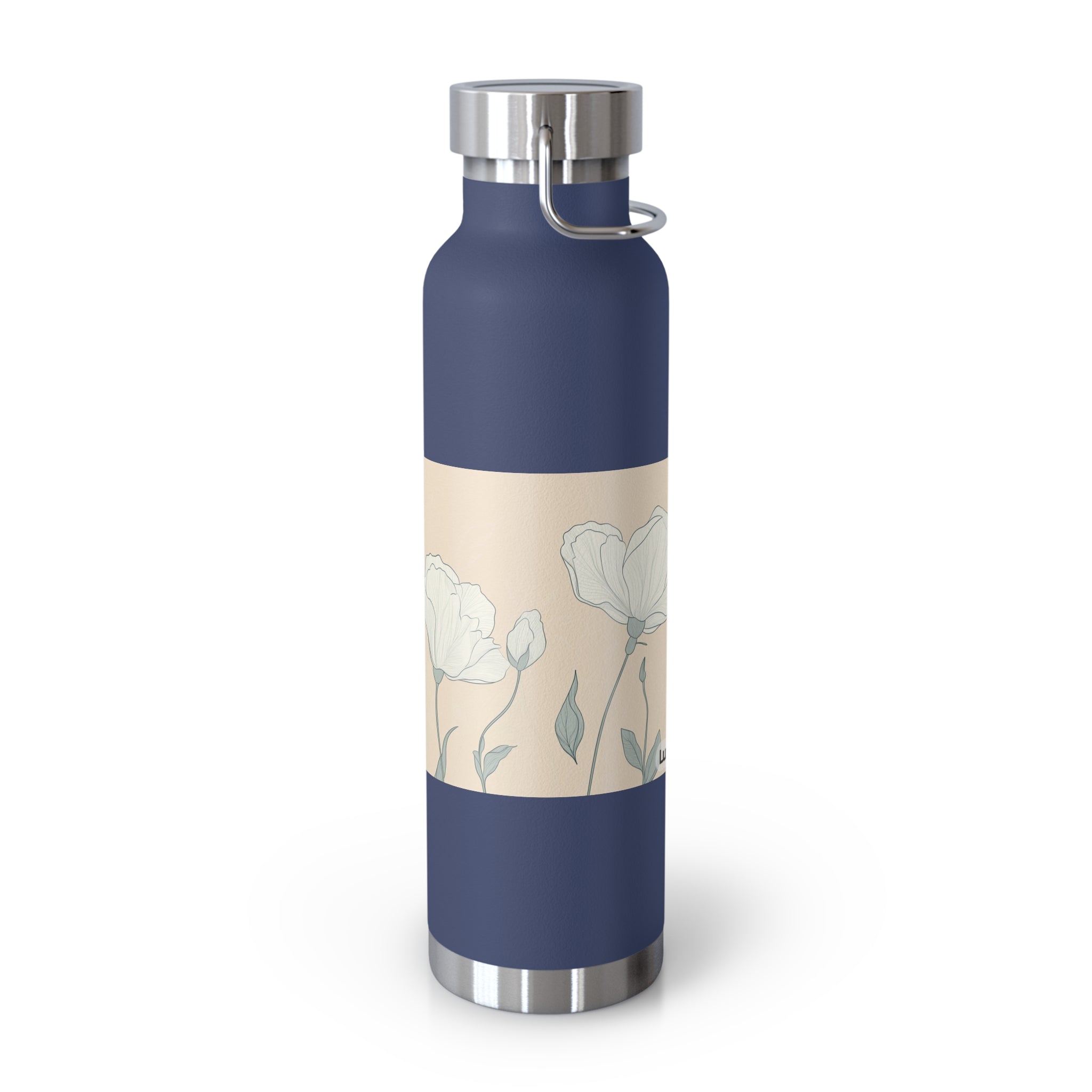 Floral Design Insulated Water Bottle