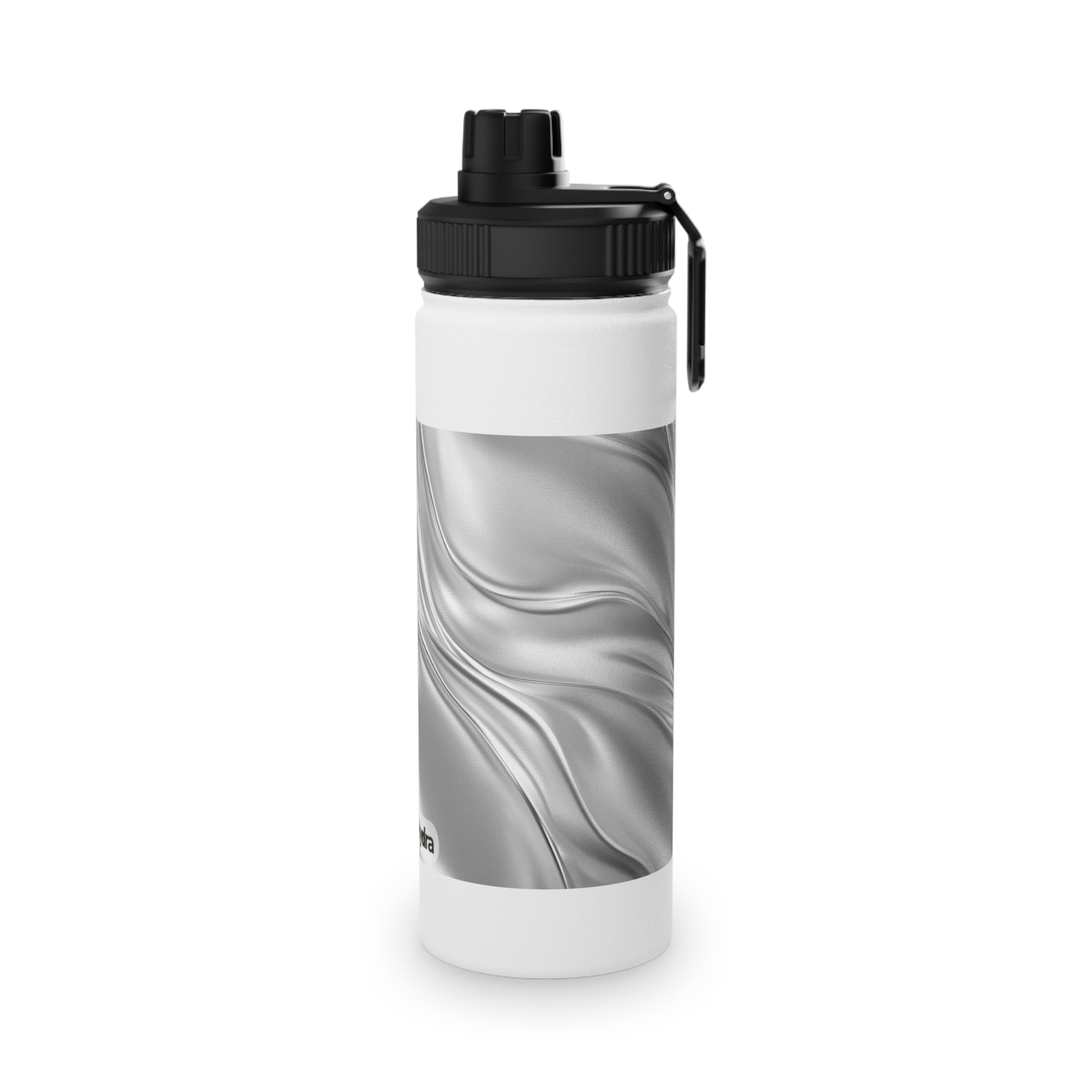 Sleek Stainless Steel Water Bottle with Sports Lid