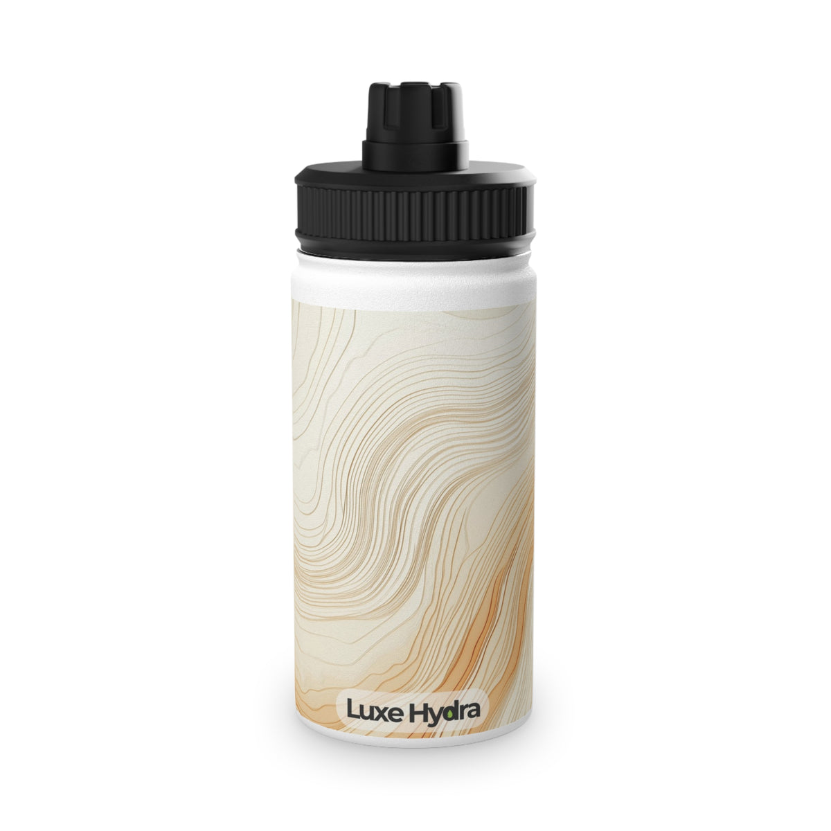 Elegant Marble Pattern Stainless Steel Water Bottle