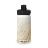 Elegant Marble Pattern Stainless Steel Water Bottle