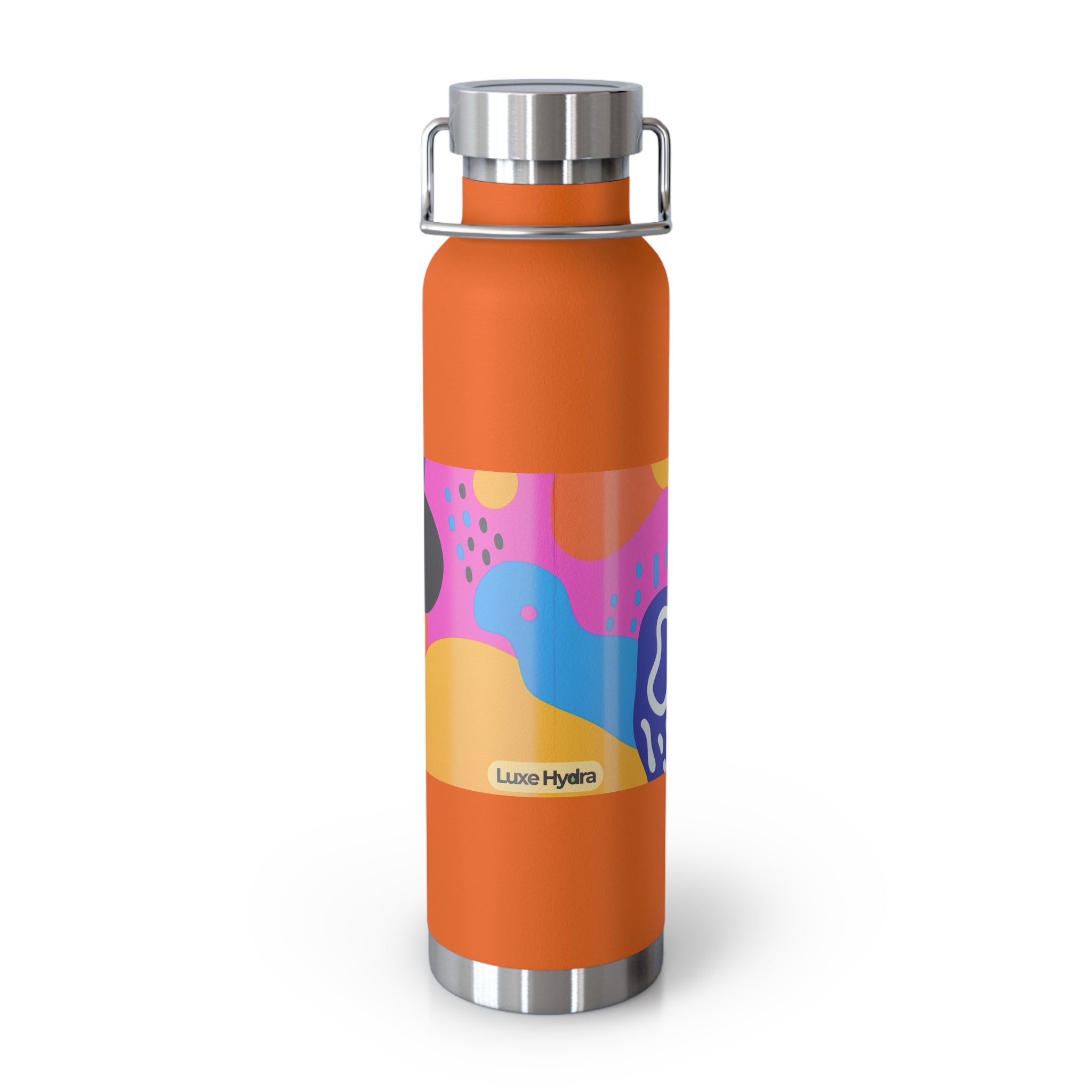 Colorful 22oz Copper Insulated Water Bottle