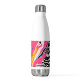 Vibrant Zebra Print 20oz Insulated Bottle