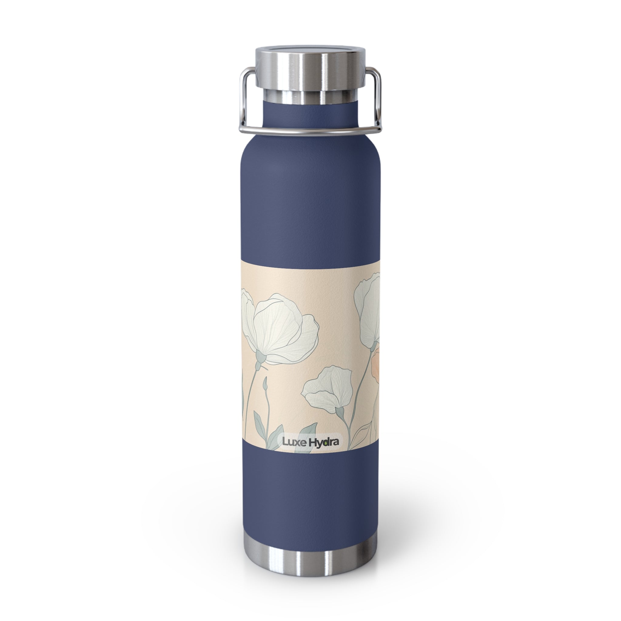 Floral Design Insulated Water Bottle