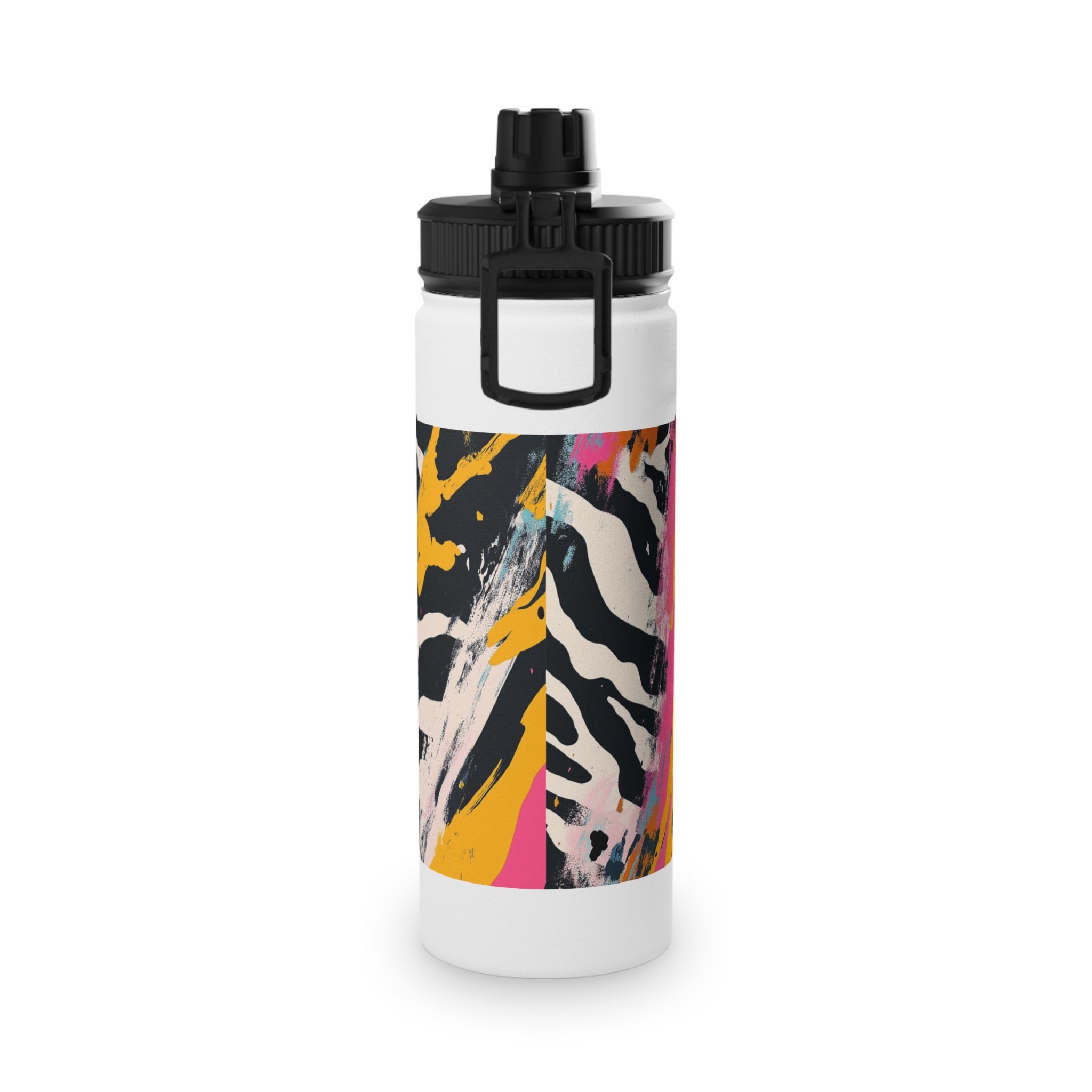 Vibrant Stainless Steel Water Bottle with Sports Lid