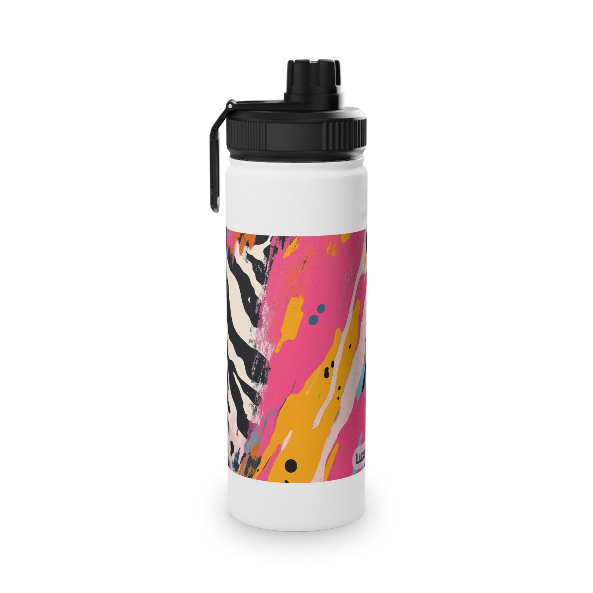 Vibrant Stainless Steel Water Bottle with Sports Lid
