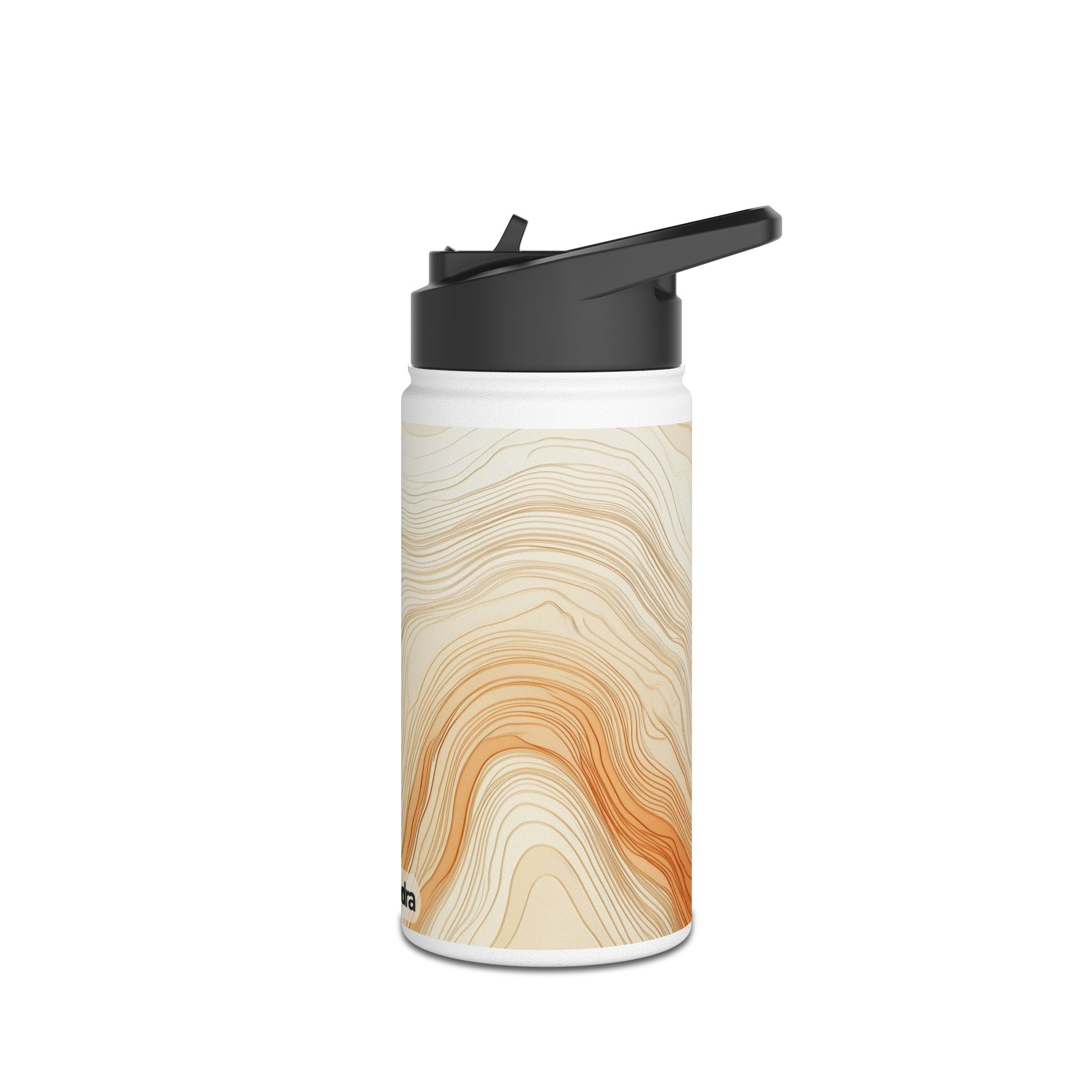 Elegant Wave Stainless Steel Water Bottle