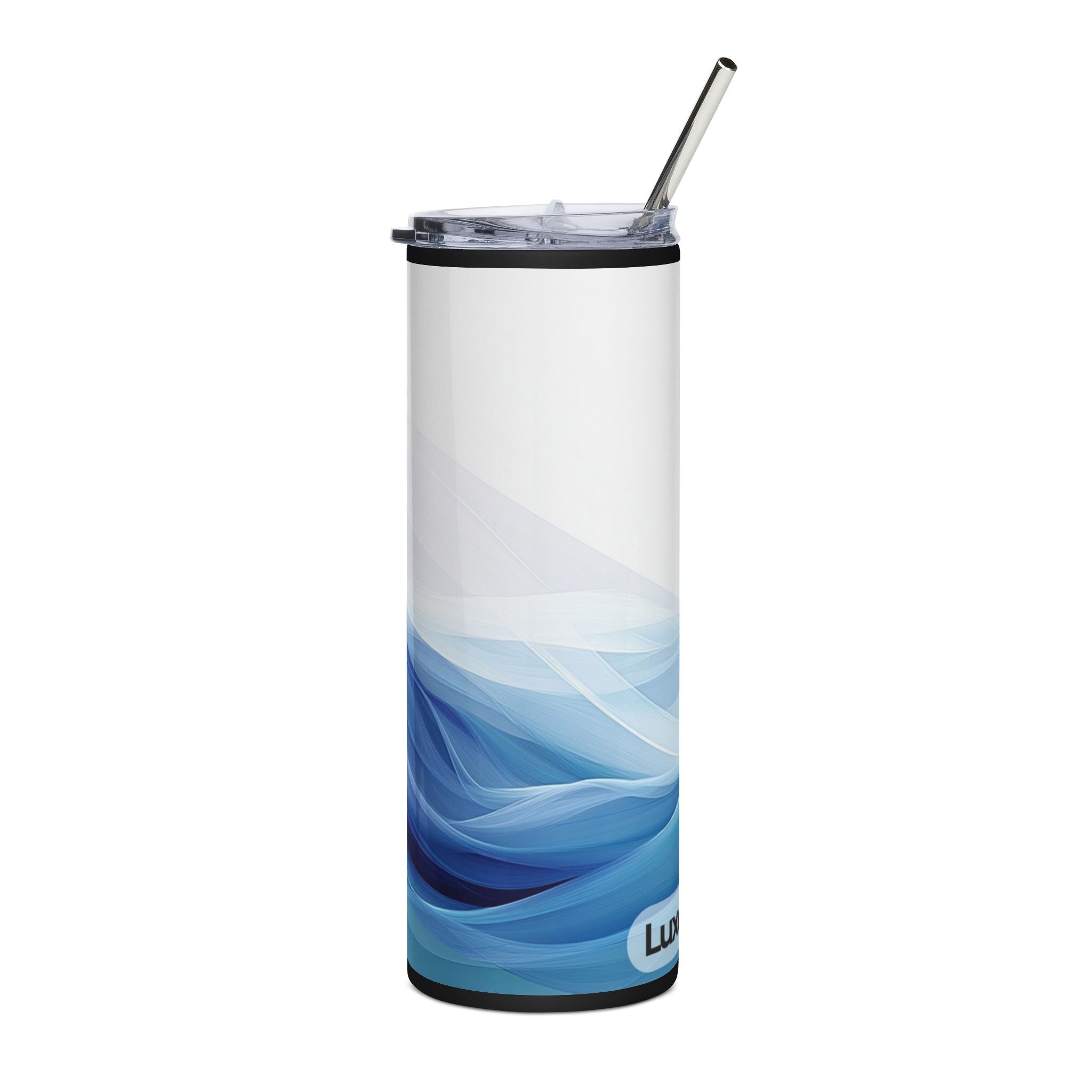 Custom Wave Design Stainless Steel Tumbler