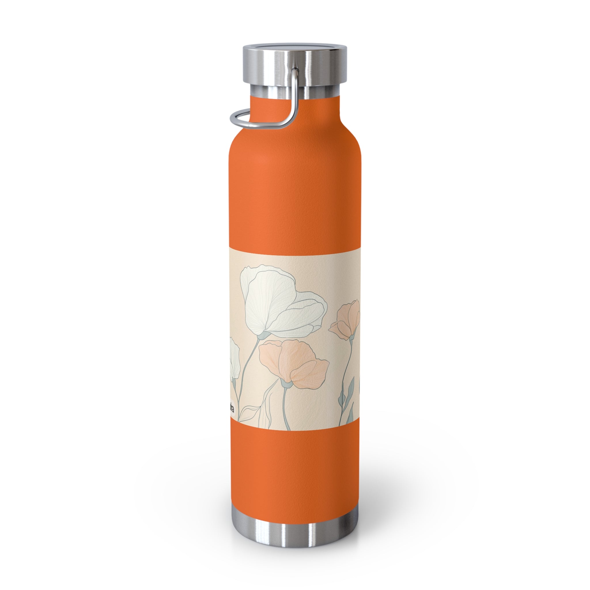 Floral Design Insulated Water Bottle
