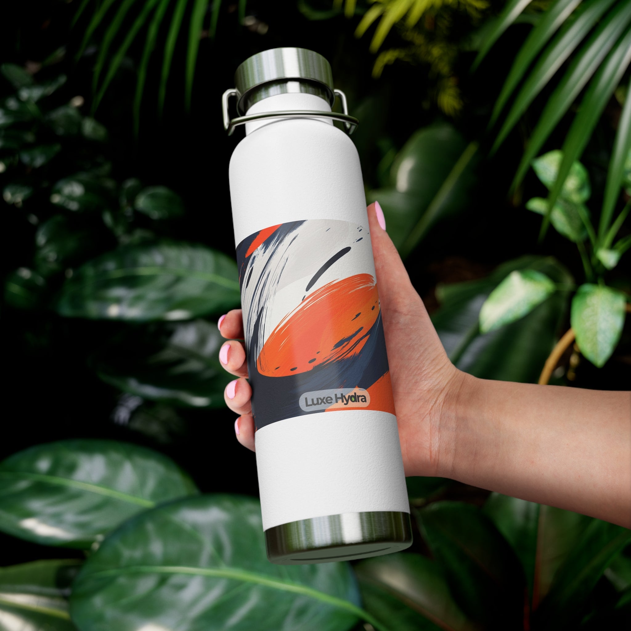 Stylish 22oz Copper Vacuum Insulated Water Bottle