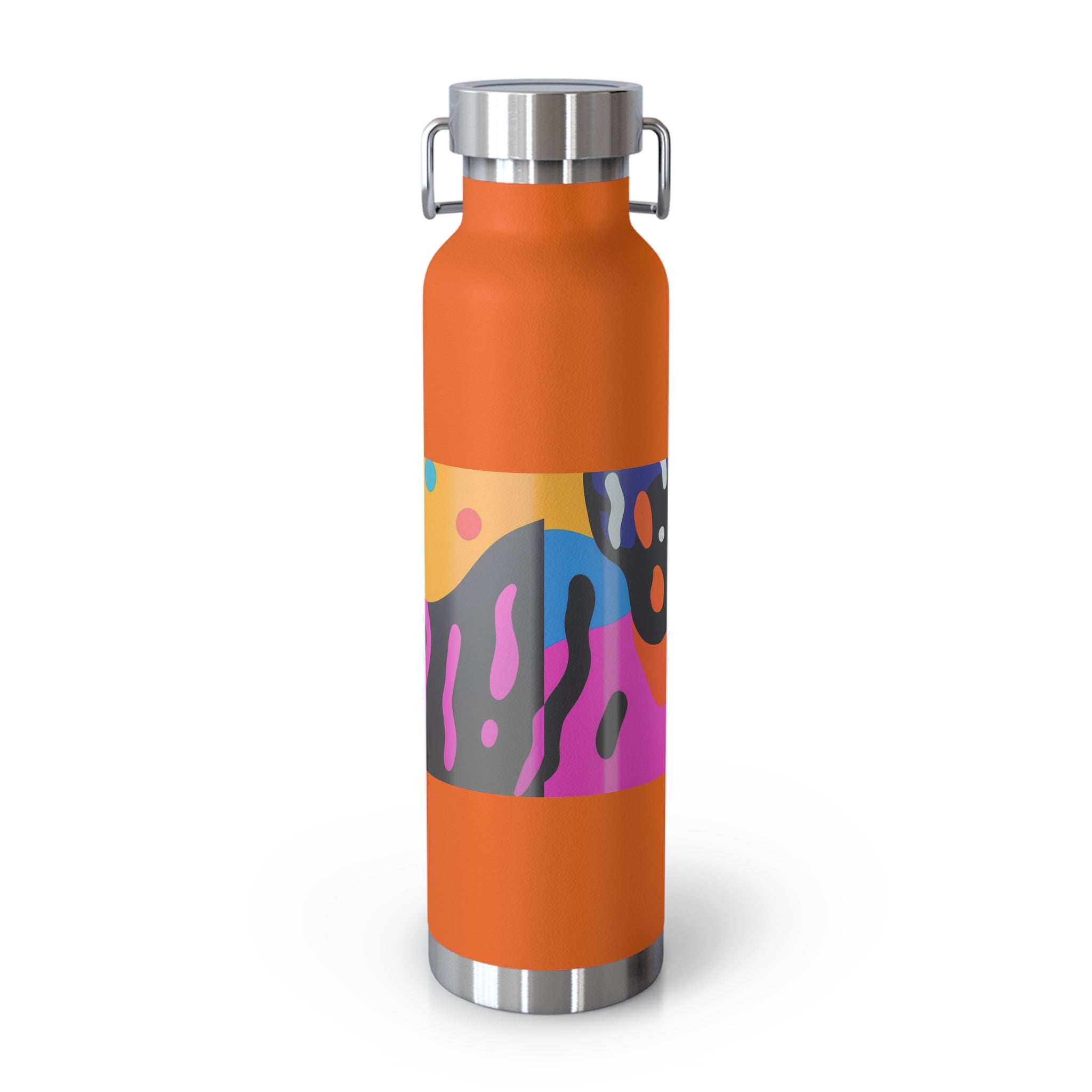 Colorful 22oz Copper Insulated Water Bottle