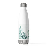Eco-Friendly 20oz Insulated Bottle with Botanical Design