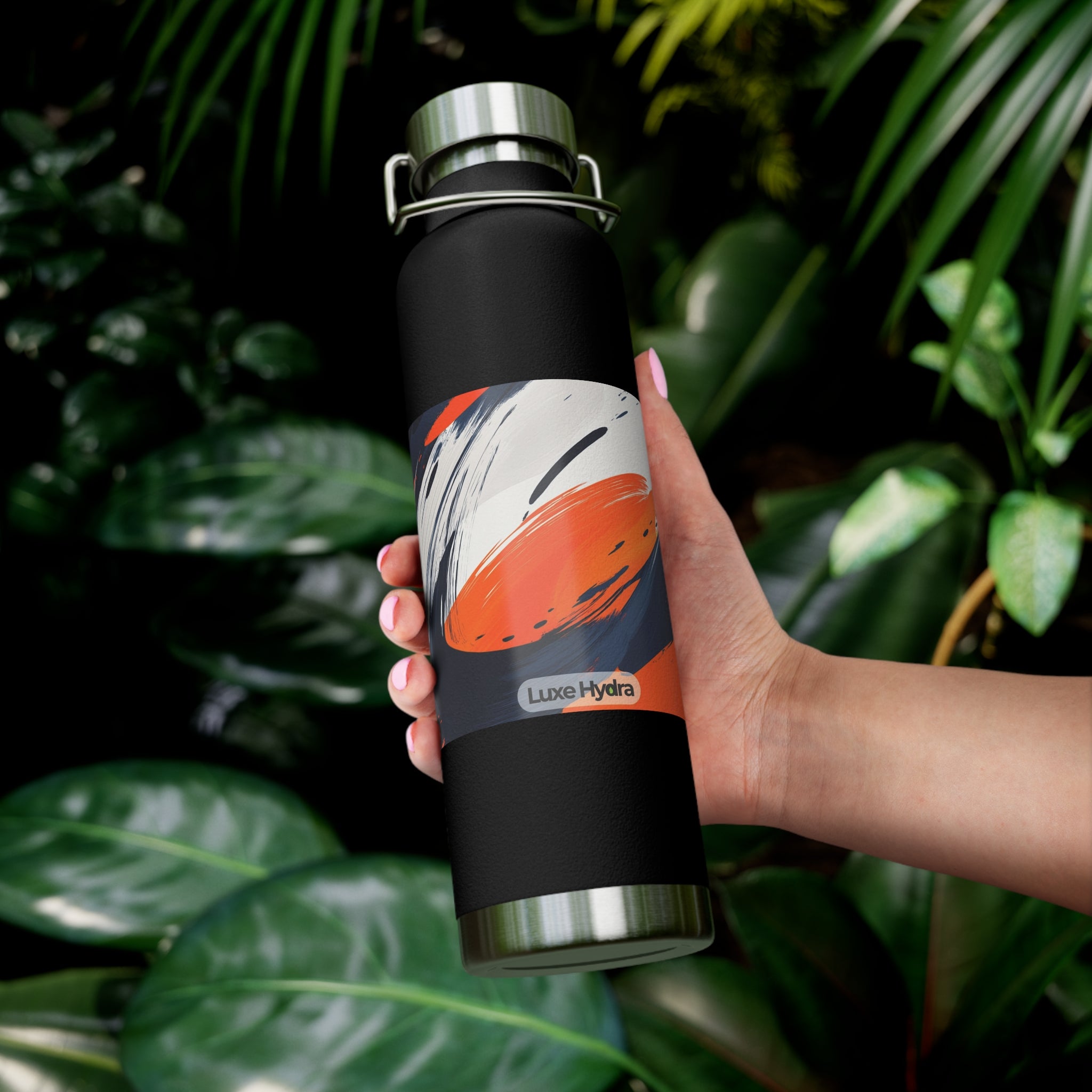 Stylish 22oz Copper Vacuum Insulated Water Bottle
