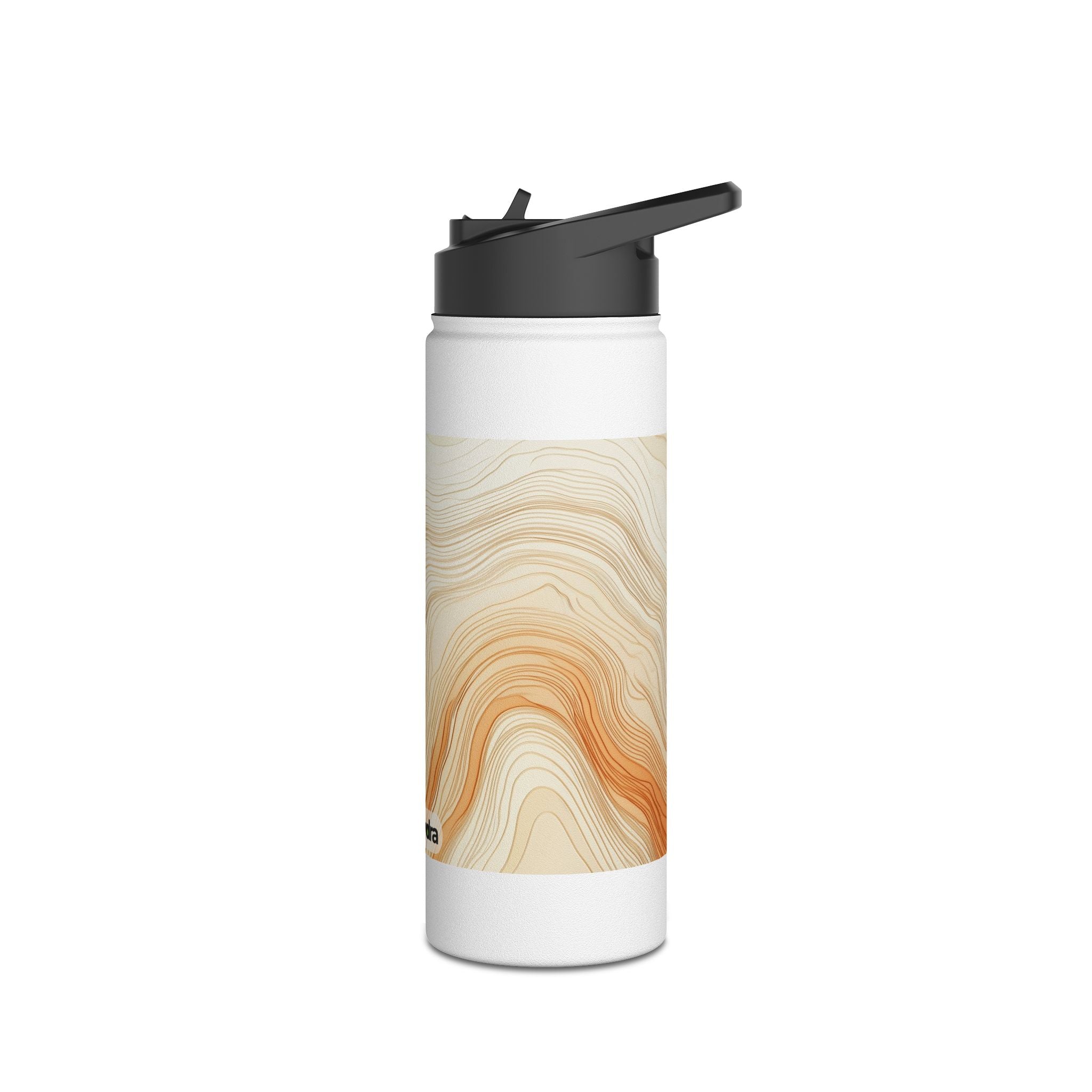 Elegant Wave Stainless Steel Water Bottle